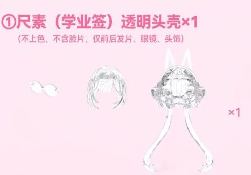 米甜三代學業透明頭殼