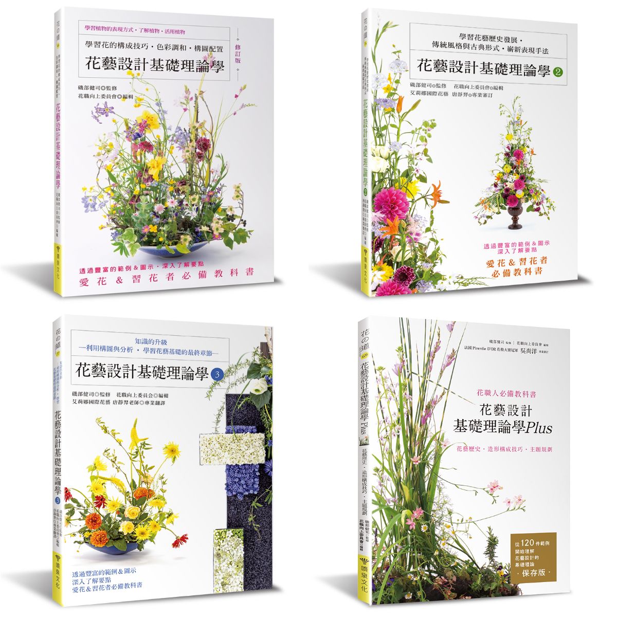 花藝設計基礎理論（全套四集）（小雛菊）