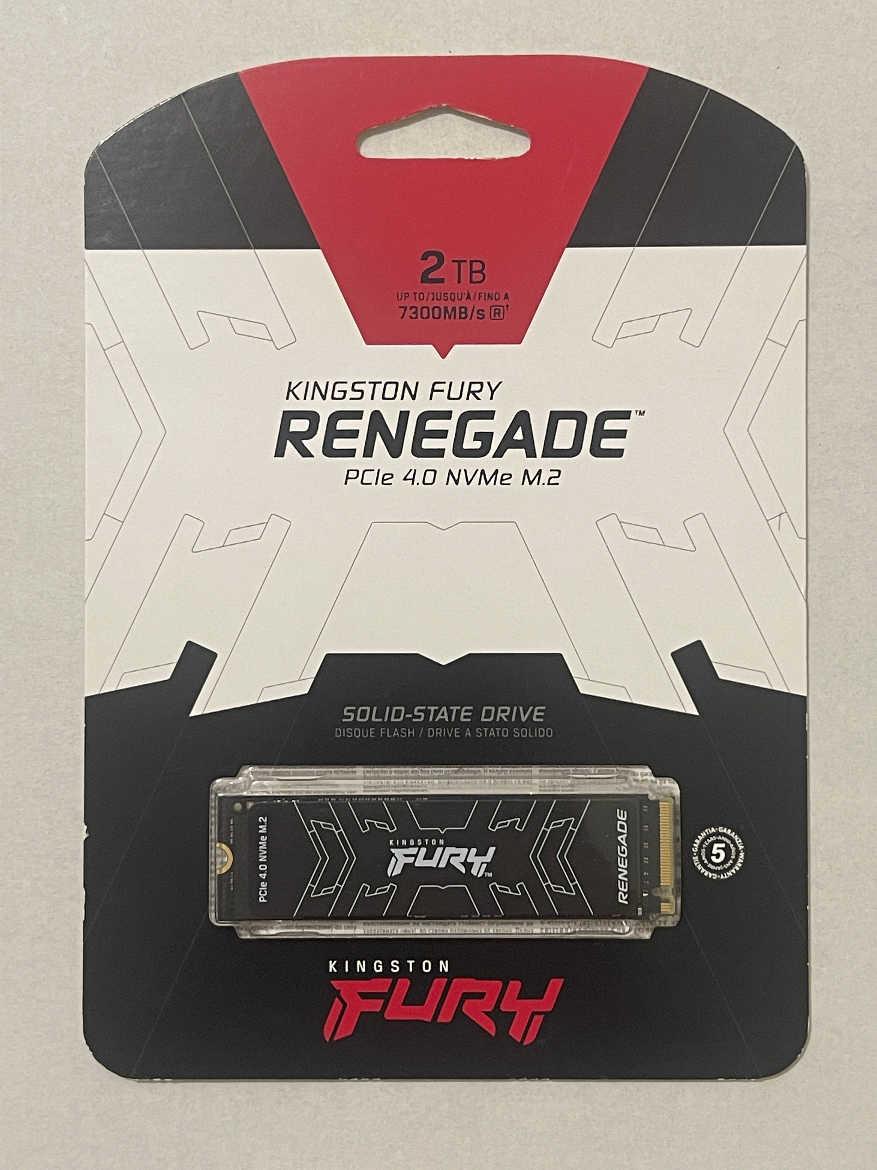 金士頓FURY 2TB（PCIE4.0）