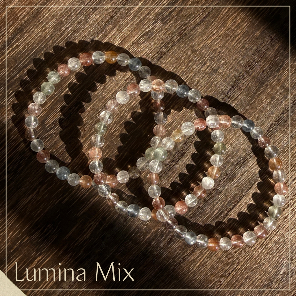 Lumina Mix・晨光細語・彩兔毛手鏈｜情緒穩定／行動力啟動／日常幸運