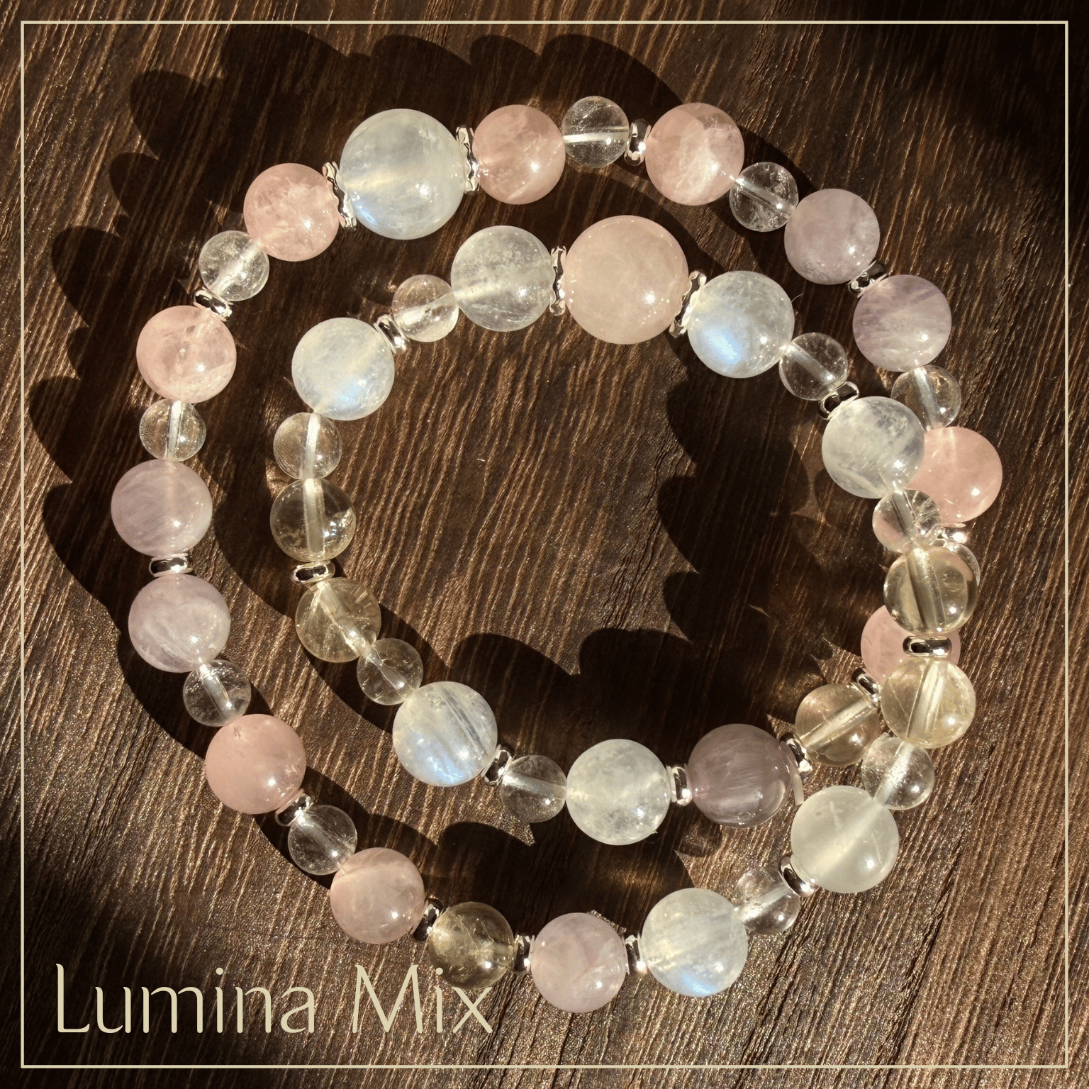 Lumina Mix・幻彩晨曦・雙圈幸運手鍊｜全能平衡／智慧靈感／自在圓滿