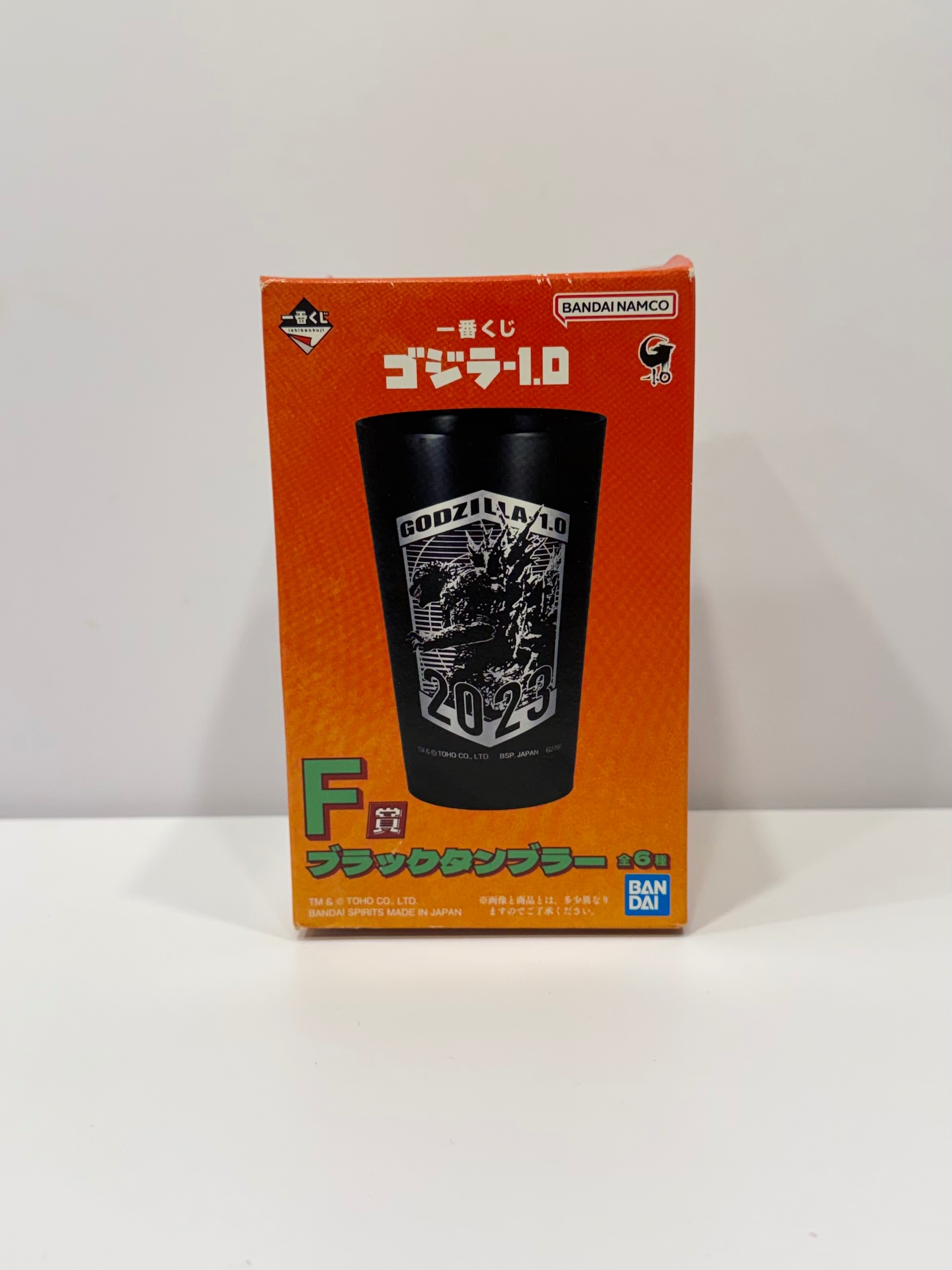 日版一番賞《哥吉拉-1.0》F賞黑色隨行杯