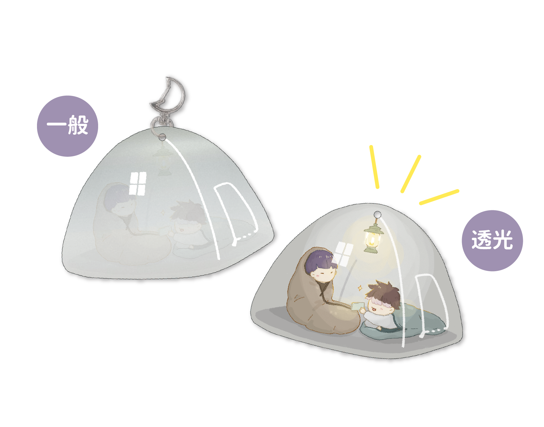 來去露營光透鏡壓克力