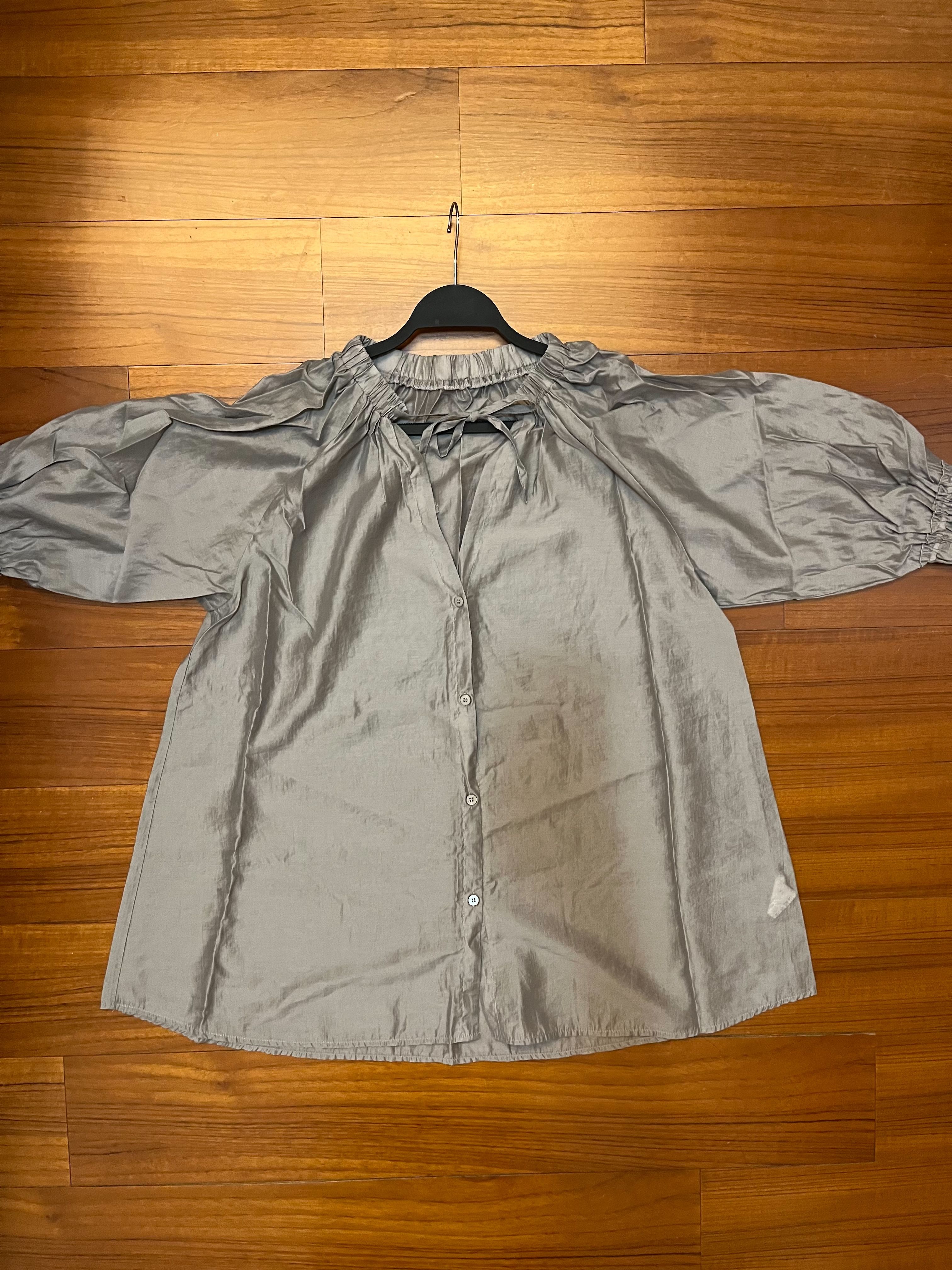 波光粼粼襯衫 灰