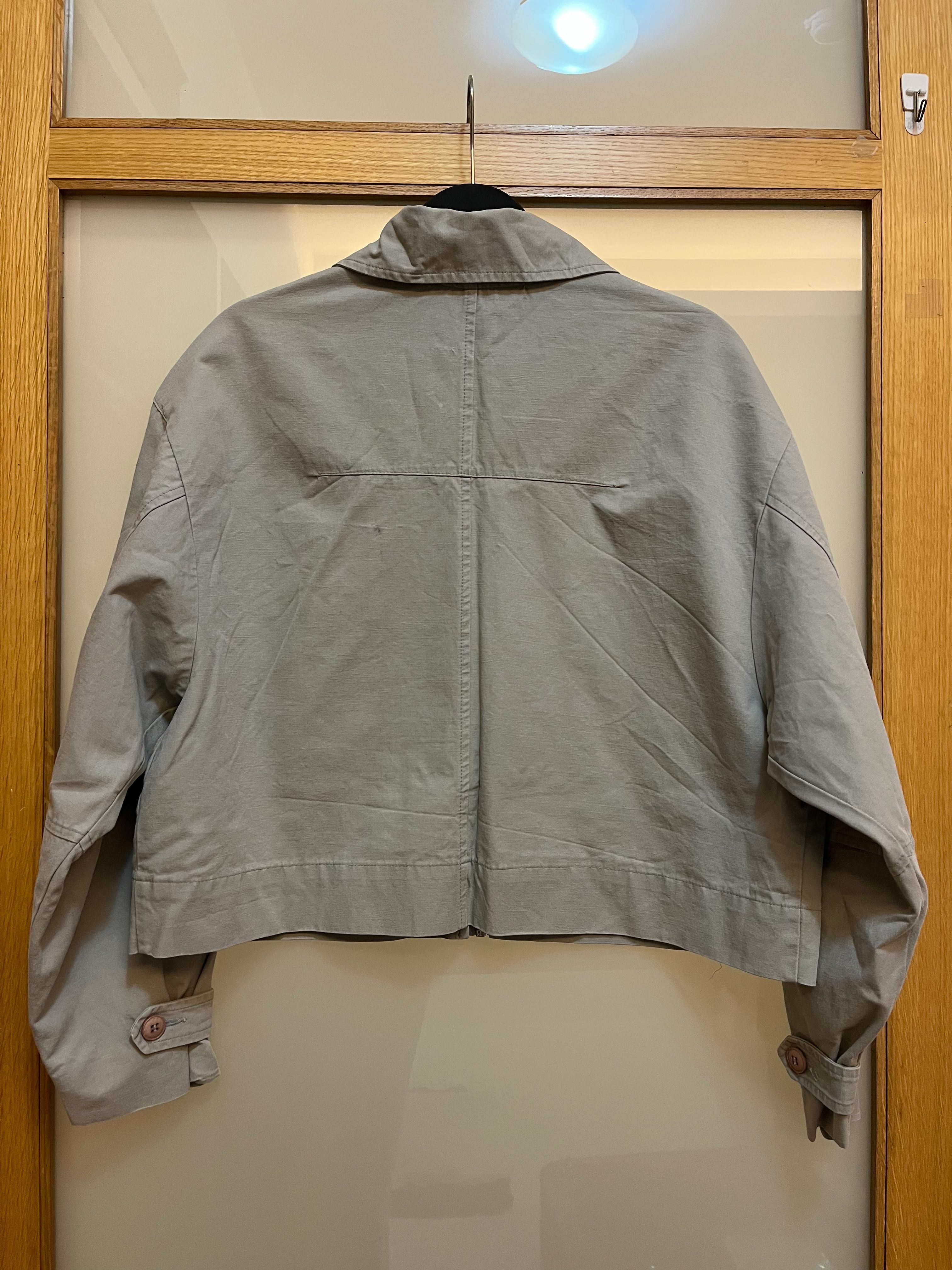 mornings.official Korea//日常口袋工作外套（灰藍）