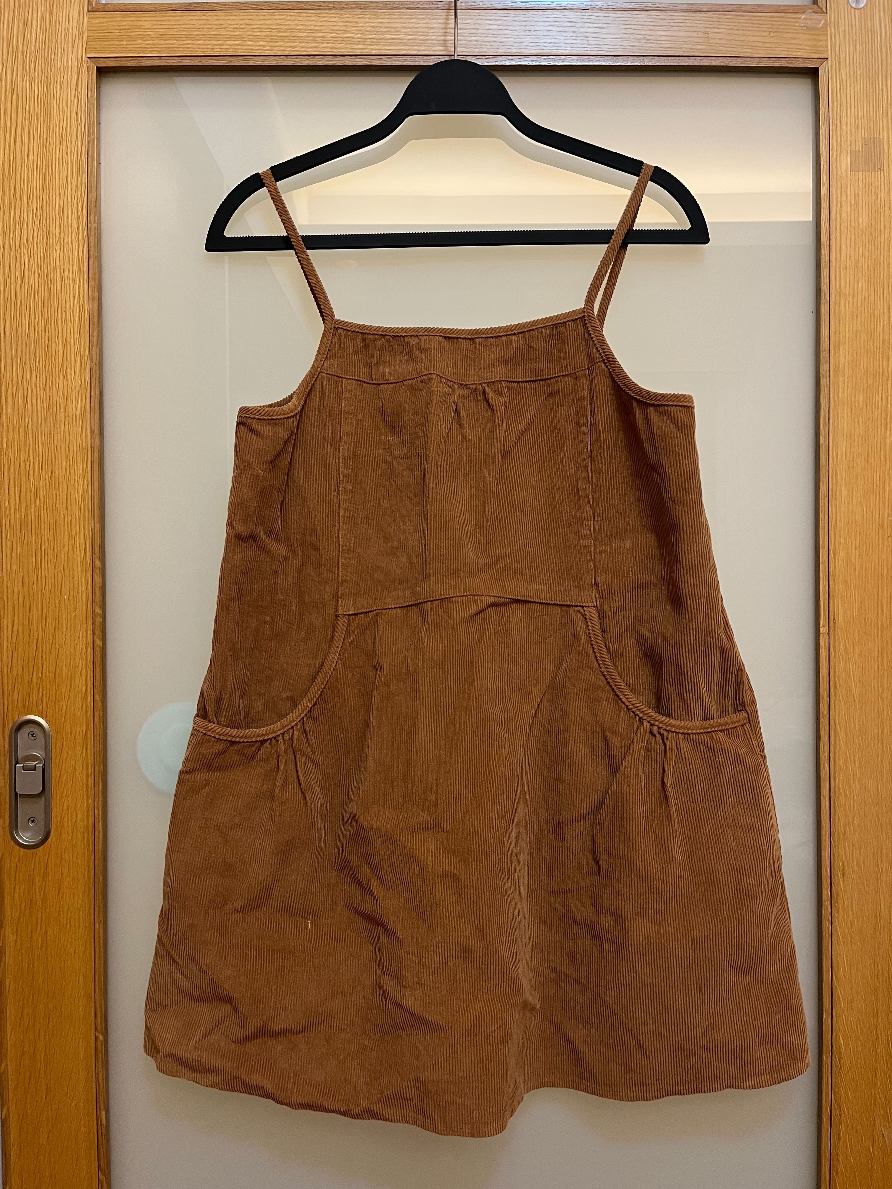 Onsaturday 南瓜橘燈心絨小短洋