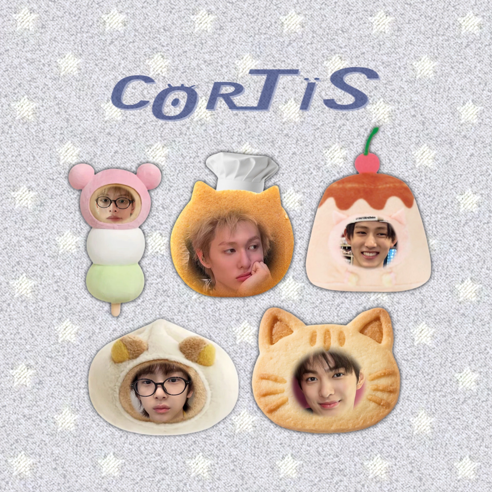 預購🍀cortis雙面壓克力吊飾4cm