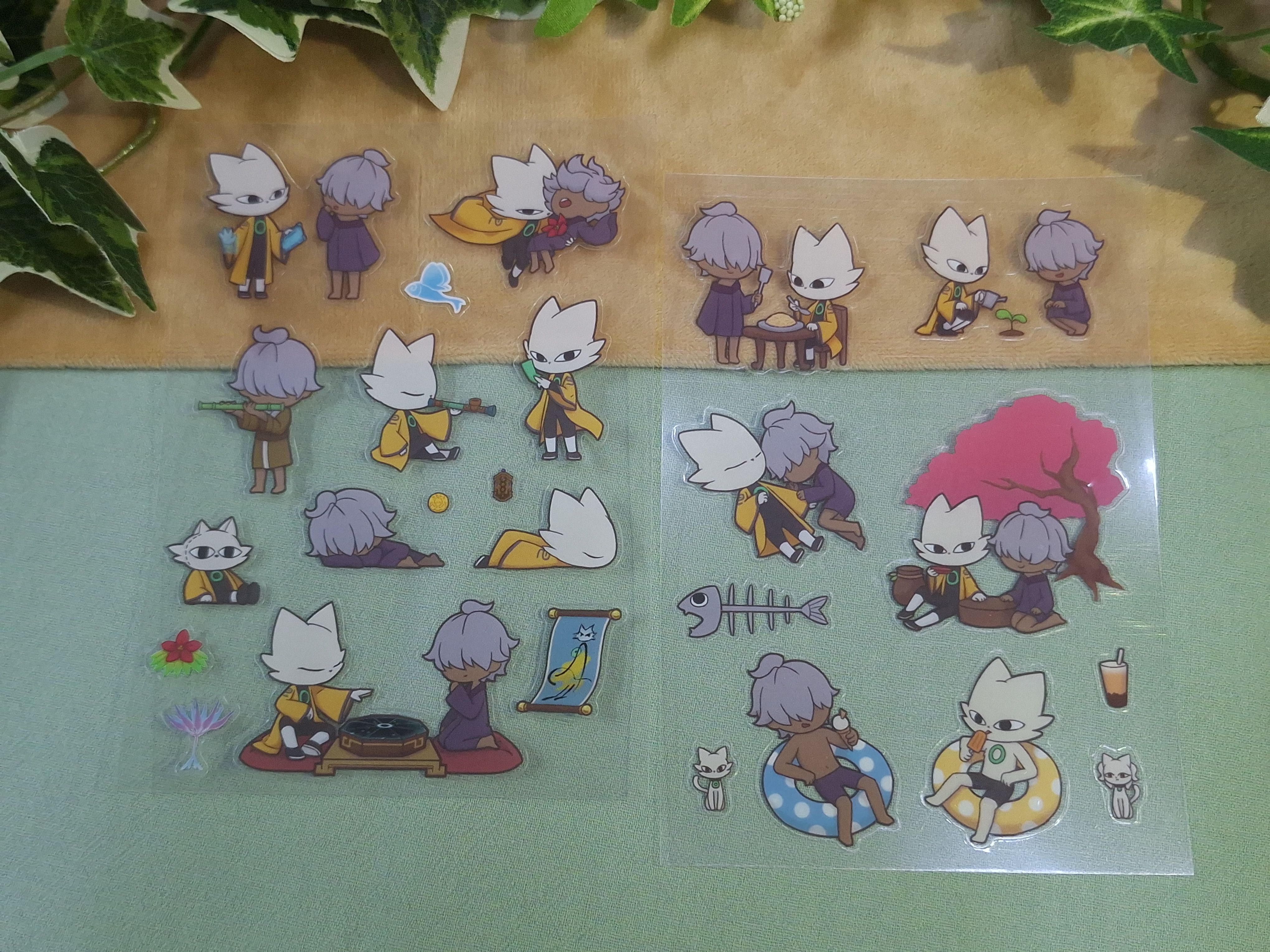 九日｜軒羿軒貼紙－四季閣×真結局if（一組兩張）