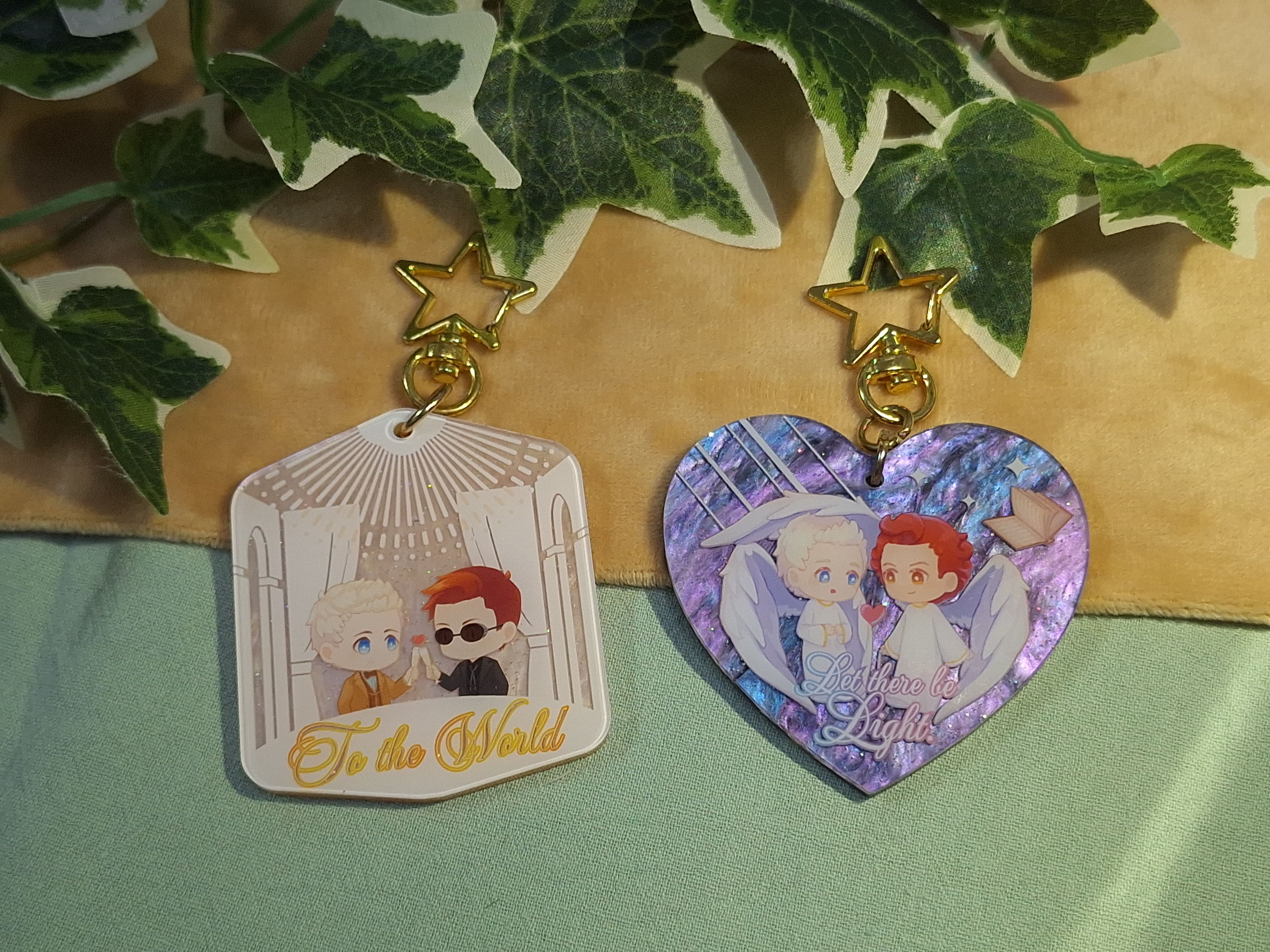 好預兆｜壓克力吊飾－To the world. / Let there be light.