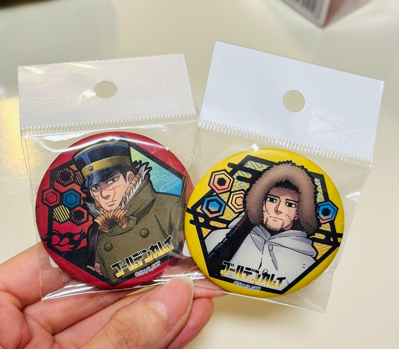 和紙徽章 杉元+尾形