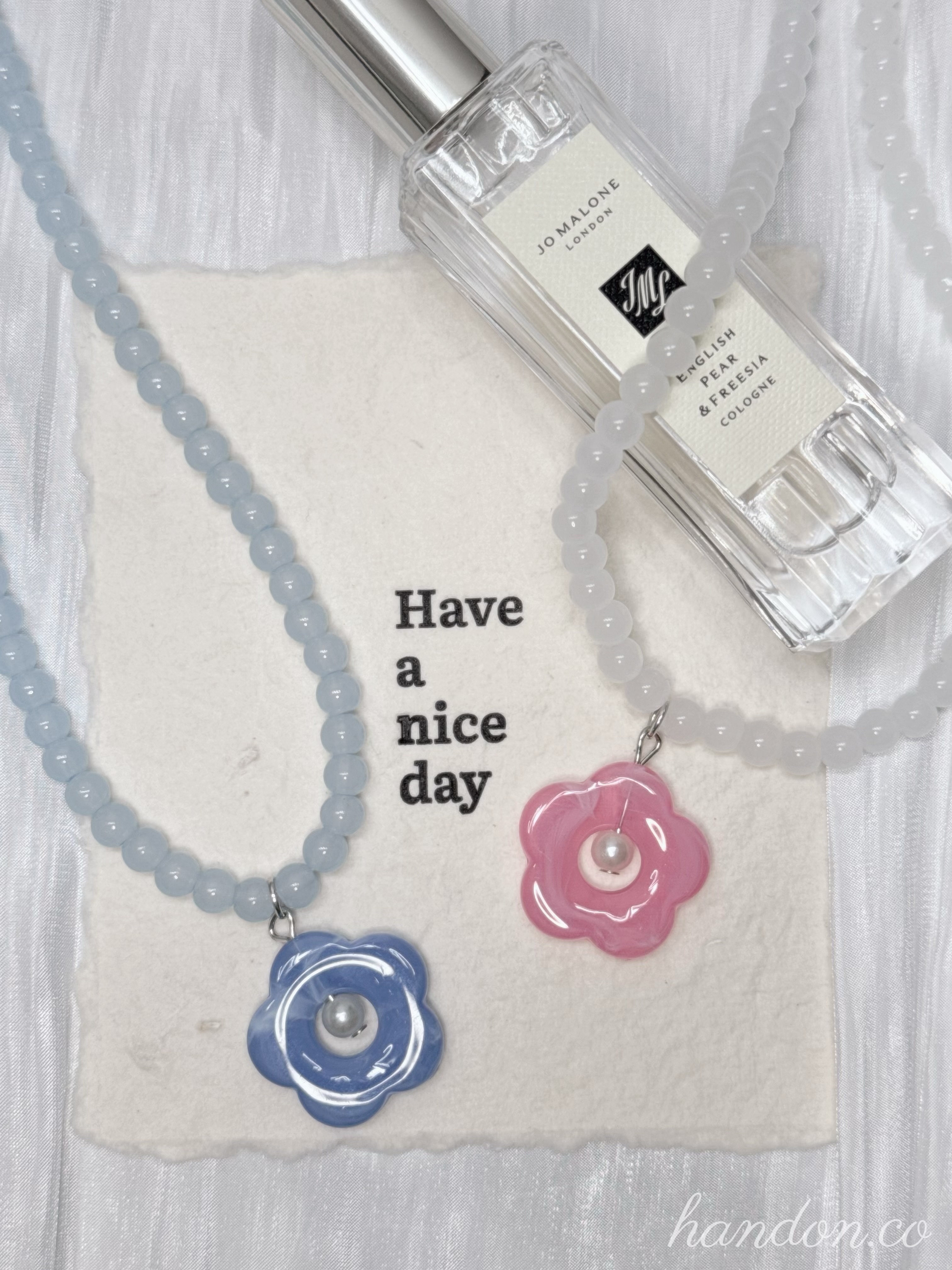 Tiny Daisy 串珠小花頸鍊♡