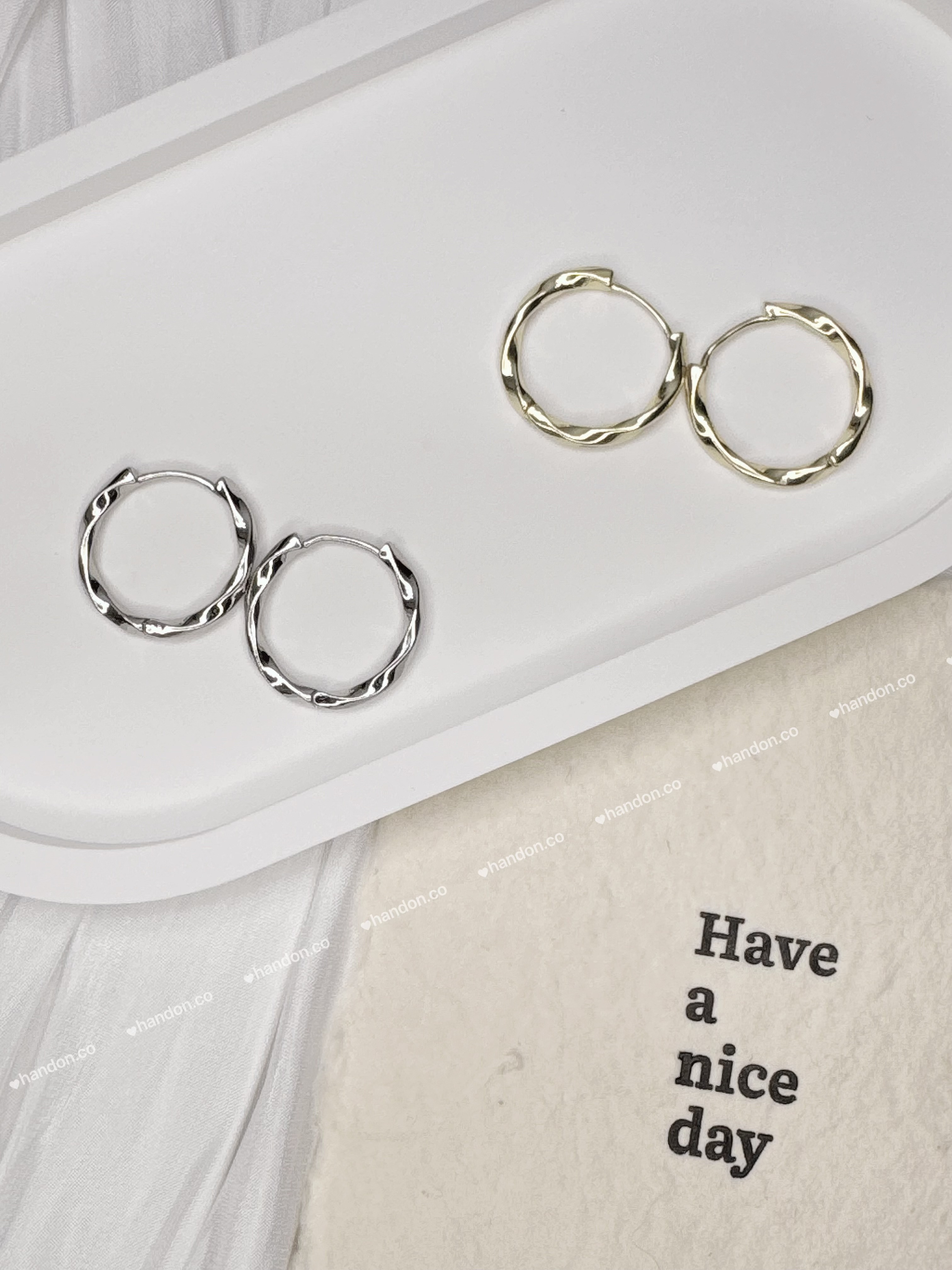 百搭經典圓圈耳環ꔛ