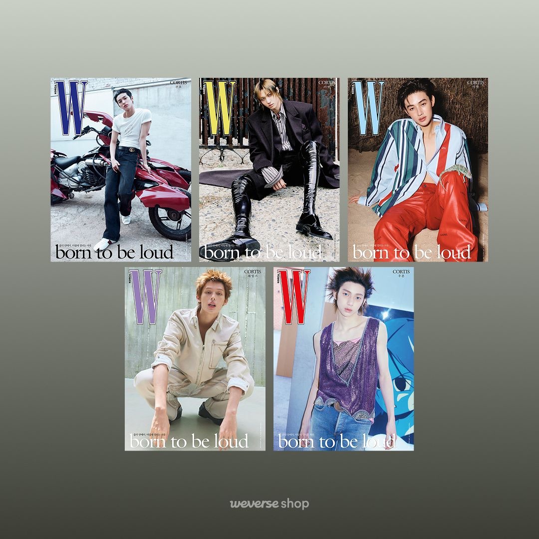 CORTIS W KOREA 成員單封面 六月號雜誌