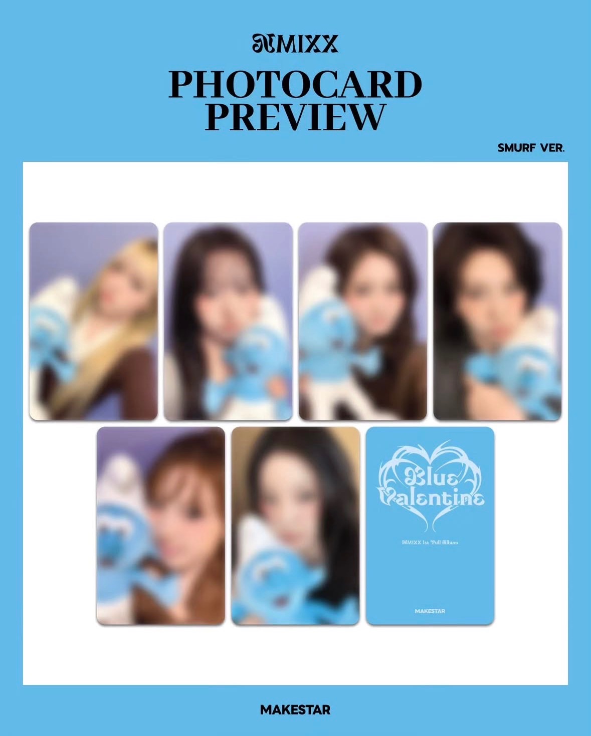 MS台北簽售 中簽卡 藍色小精靈