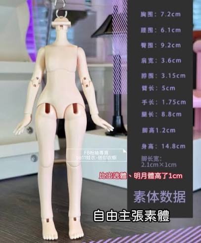 自由主張素體 含手組