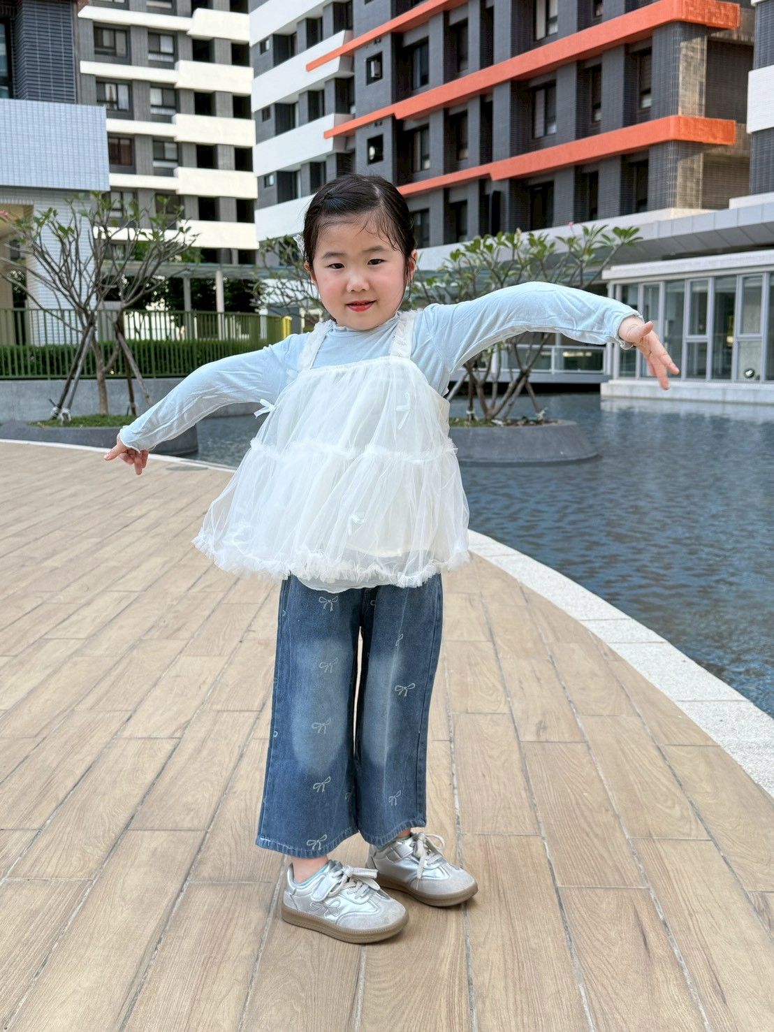 網紗背心兩件式