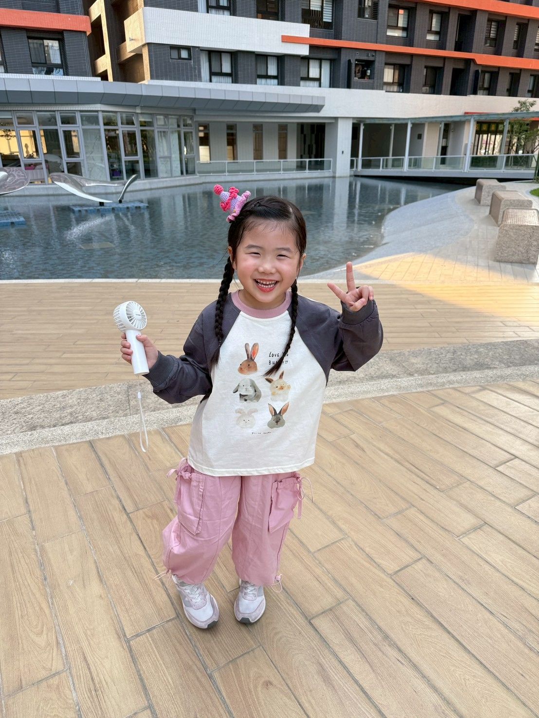 小兔工裝褲套裝