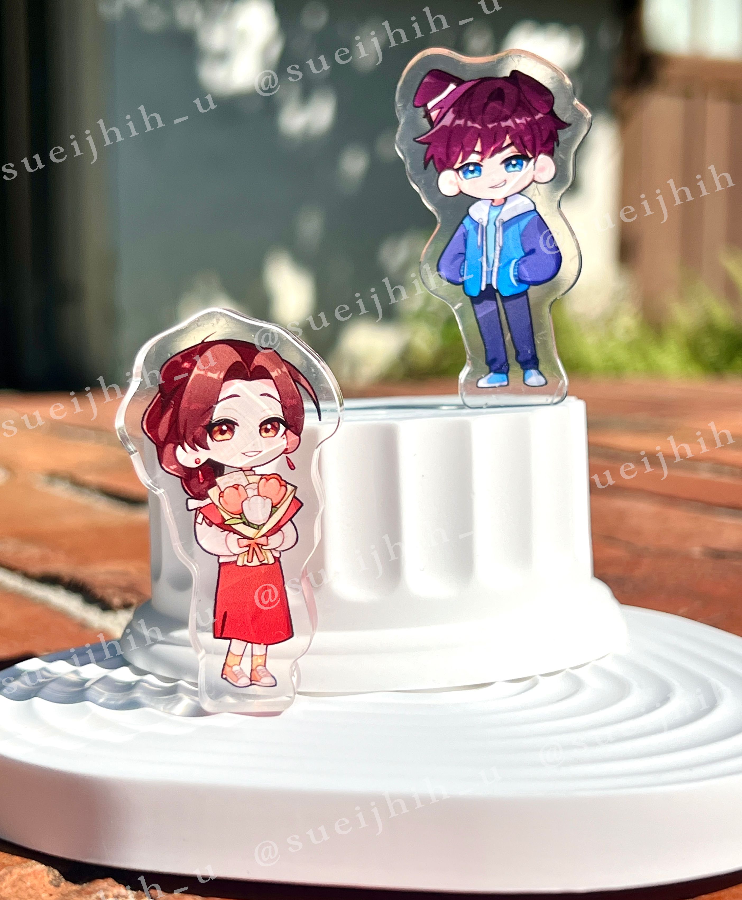 霏霏、阿桓-壓克力飯友