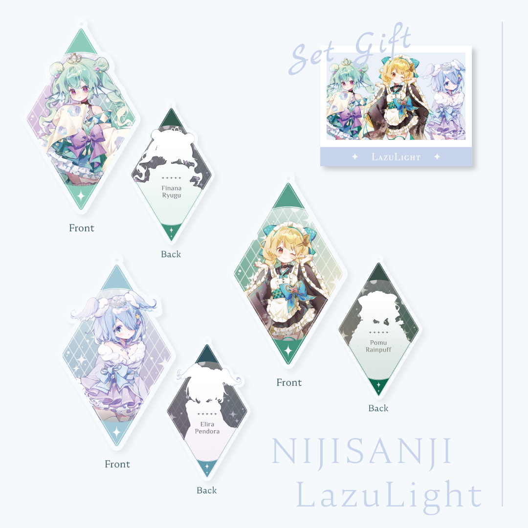 彩虹社 菱形吊飾