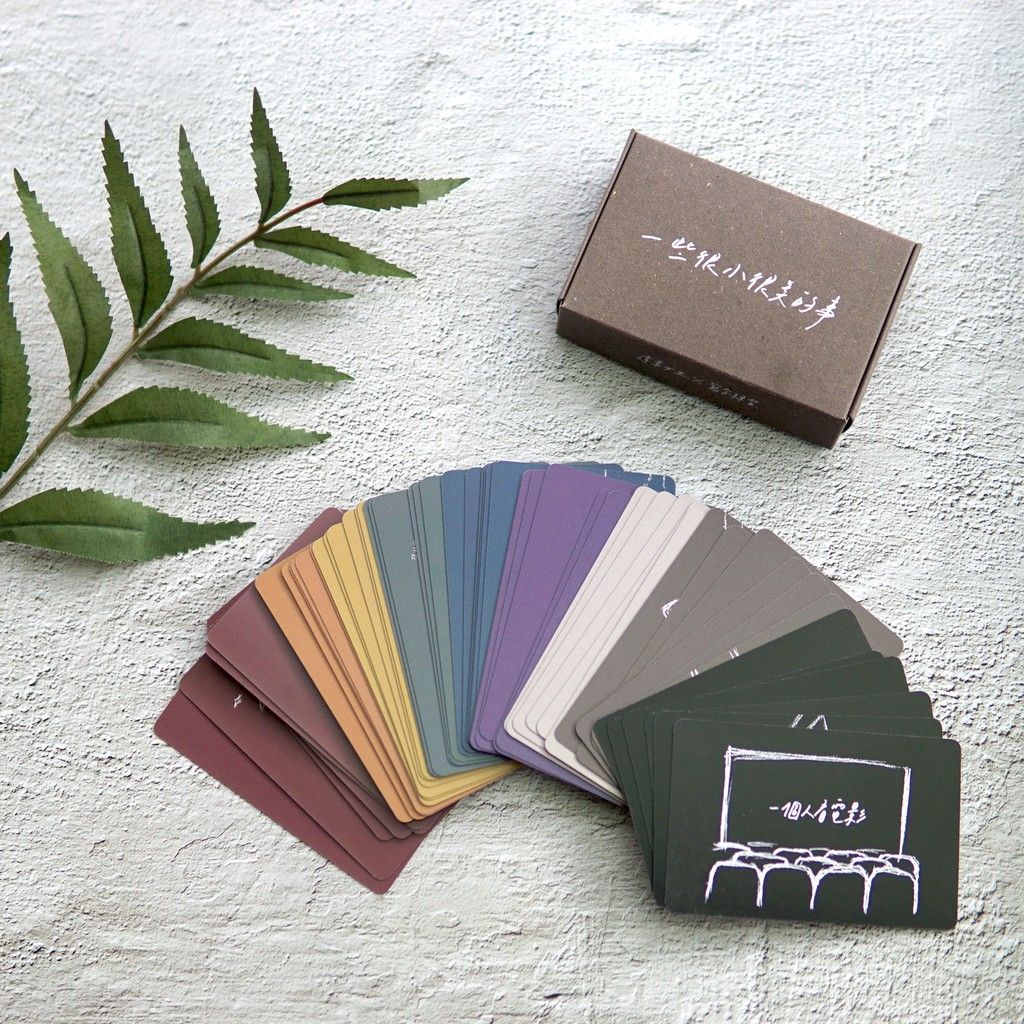 《一些很小很美的事》牌卡組／違章女生Ｘ寫字練習