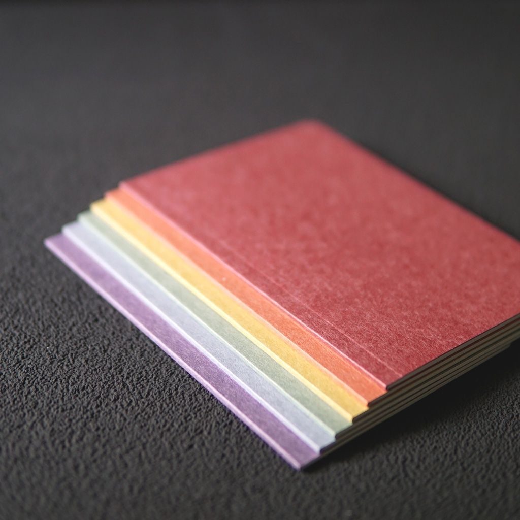 口袋裡的六色彩虹，成套筆記本（六本入） / 違章女生x寫字練習