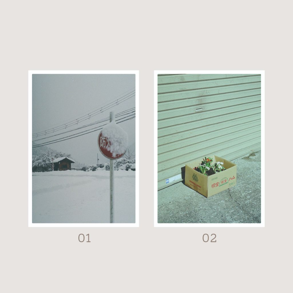 A3 底片攝影海報 / 寫字練習