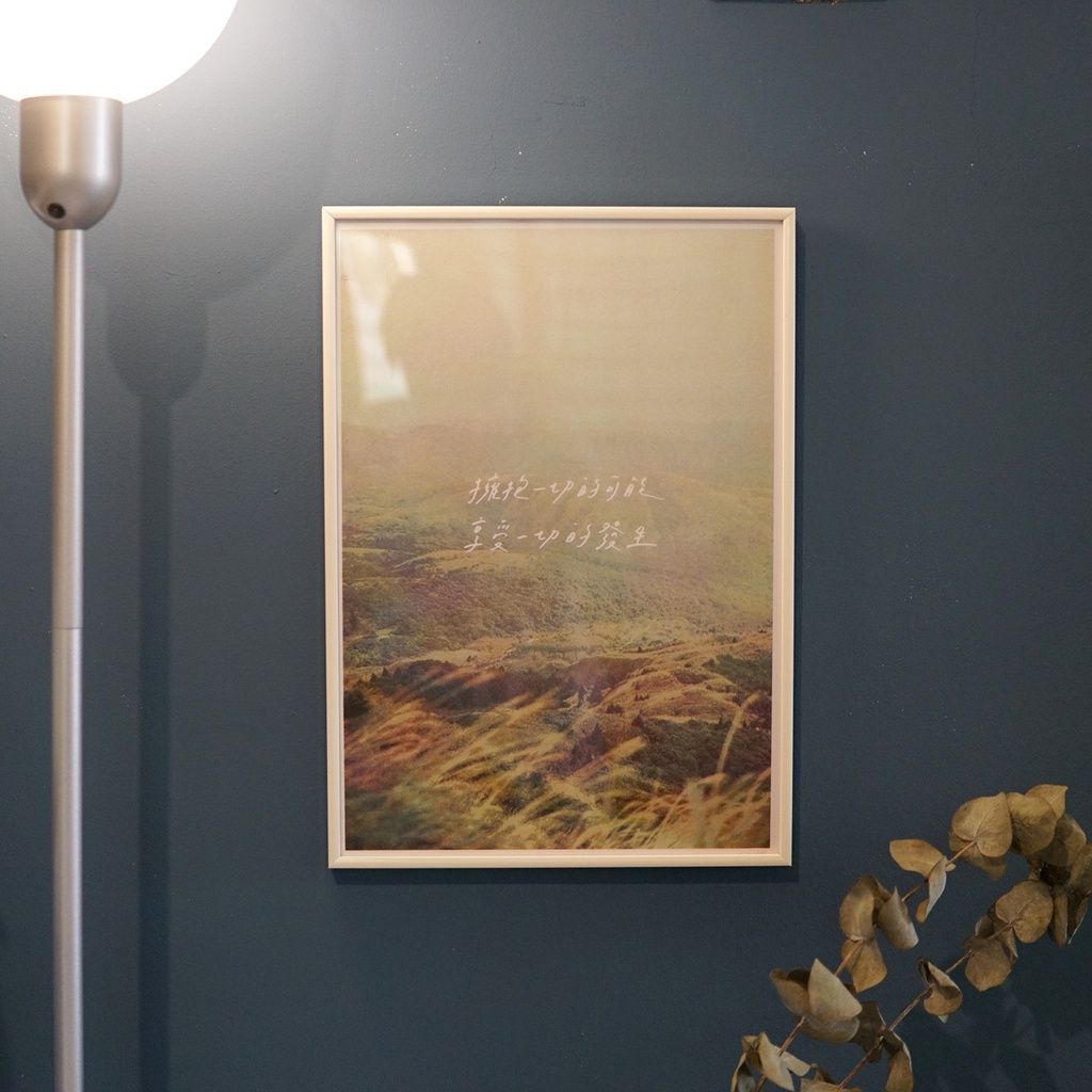 Riso印刷攝影手寫字海報（兩款） / 寫字練習