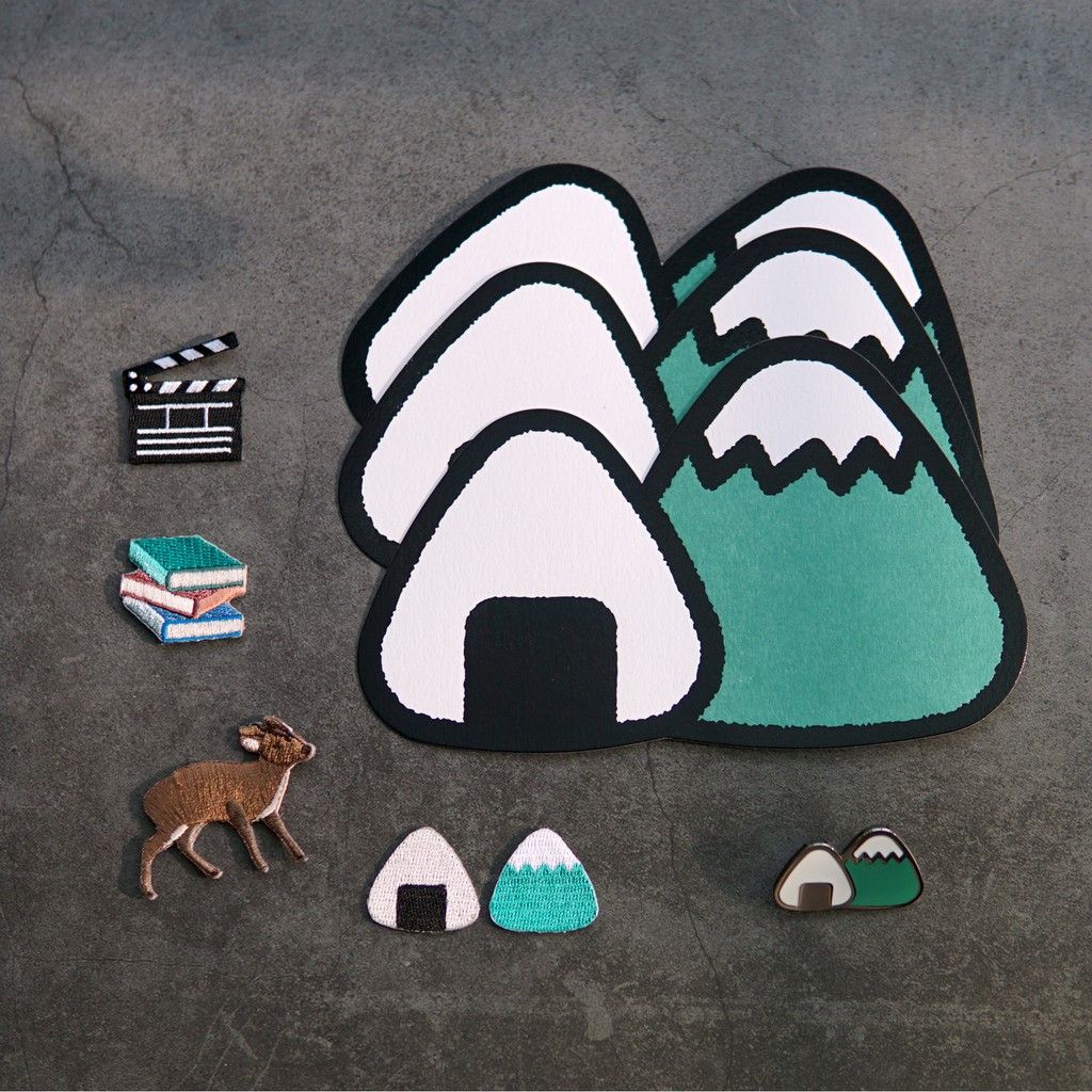 山角飯糰x違章女生x寫字練習聯名商品