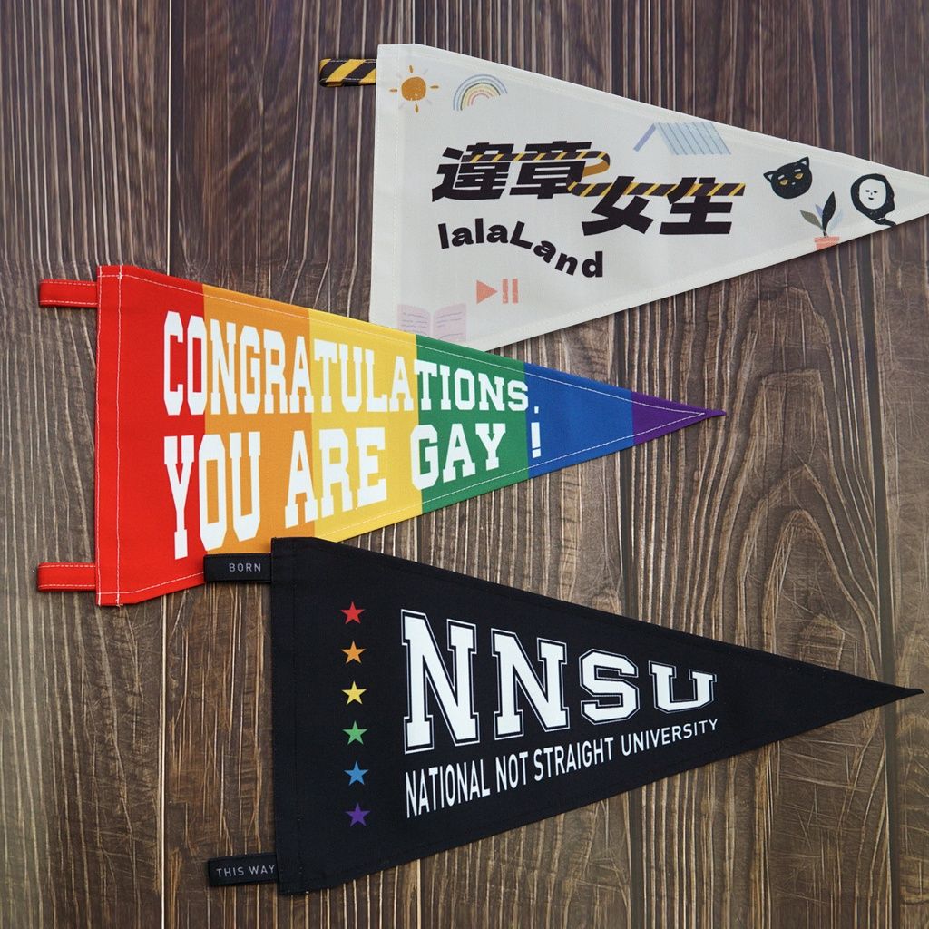 三角旗｜日用家用擺飾露營百搭款彩虹旗