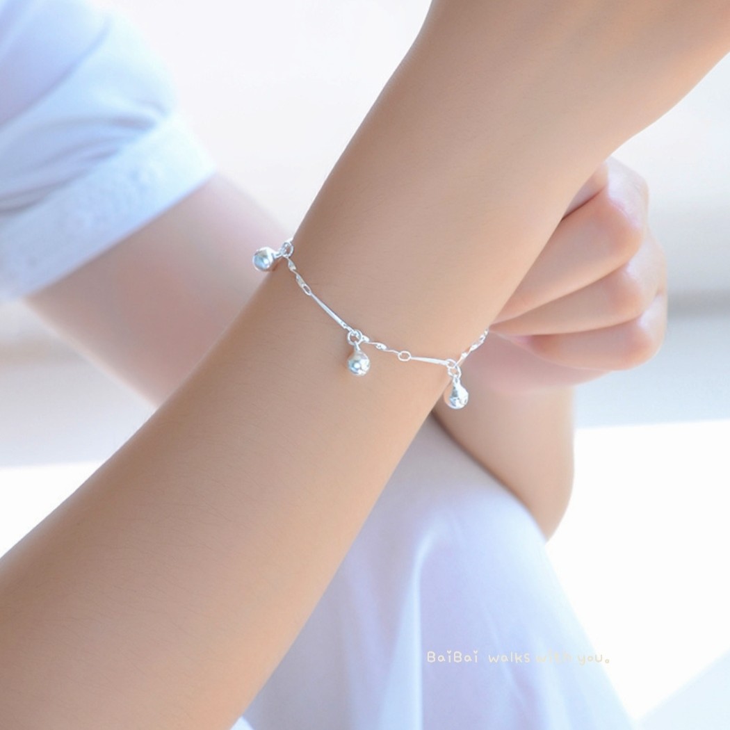 925純銀♡ 輕輕作響的日子•銀鈴腳鍊 | Softly Ringing Days Silver Bell Anklet