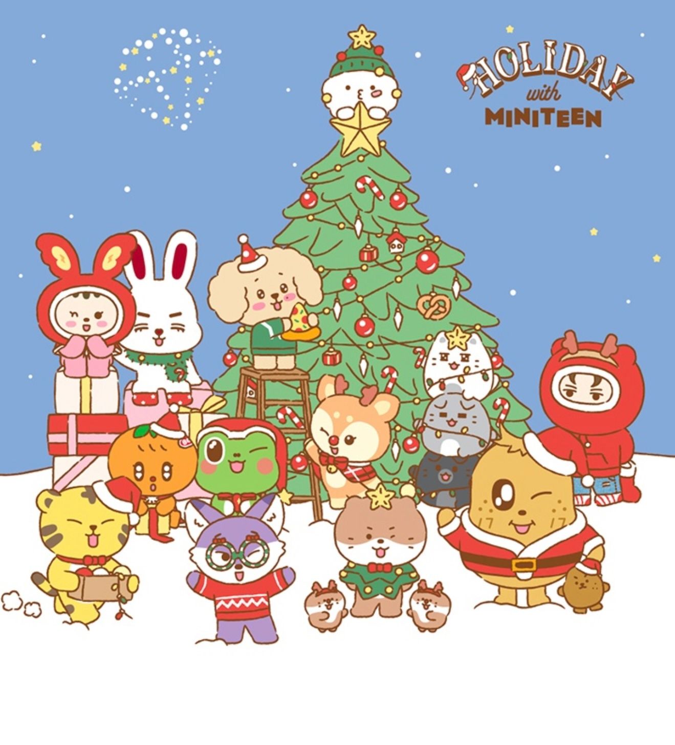 [新品預購] 𝗠𝗶𝗻𝗶𝘁𝗲𝗲𝗻聖誕系列週邊🎄（官方發貨時間2026/3/18）