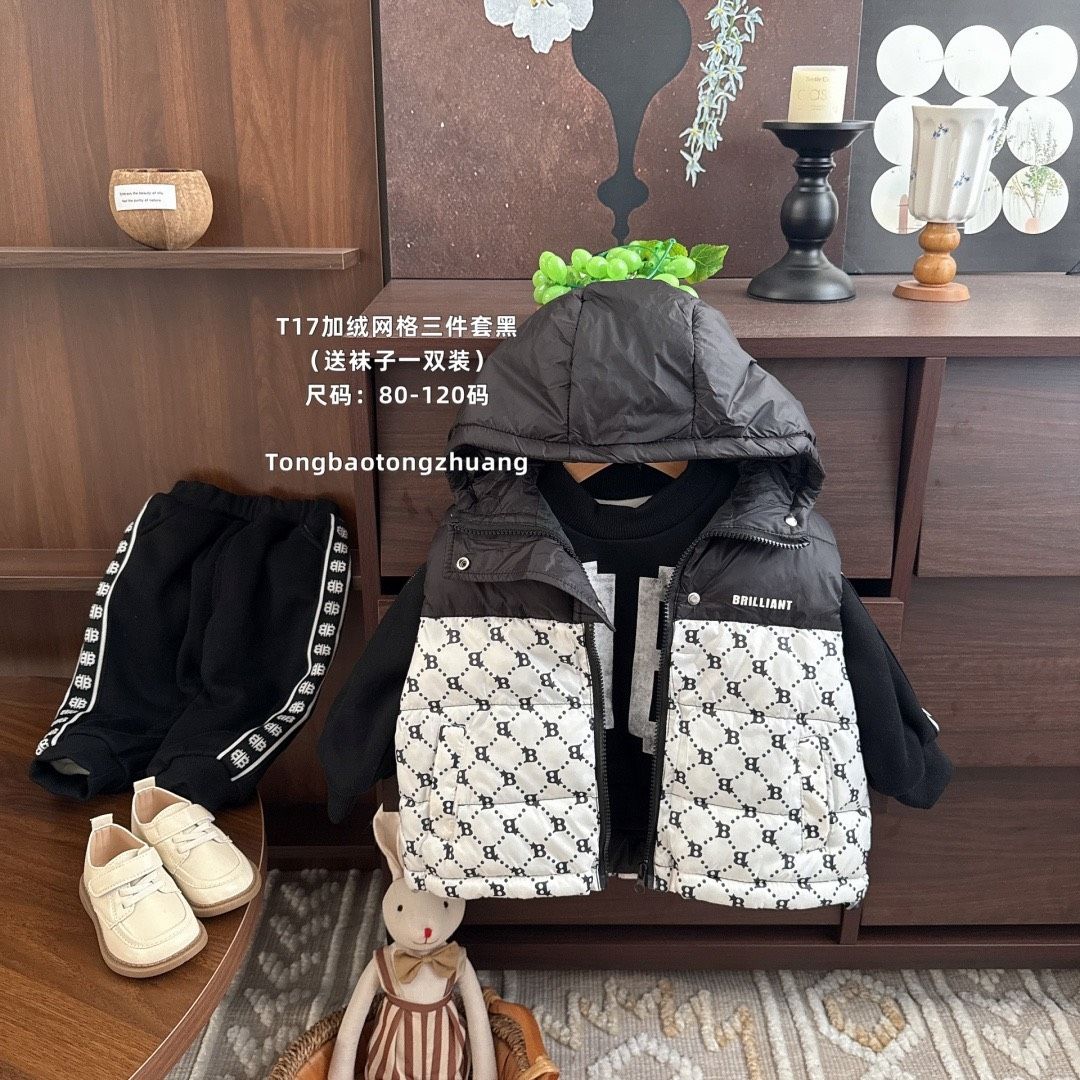 M27 BB網格羽絨背心三件套