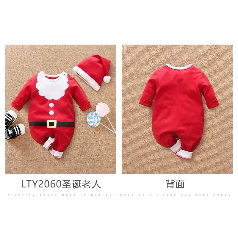 寶寶聖誕老人裝.寶寶聖誕裝.寶寶聖誕服.寶寶聖誕連身衣