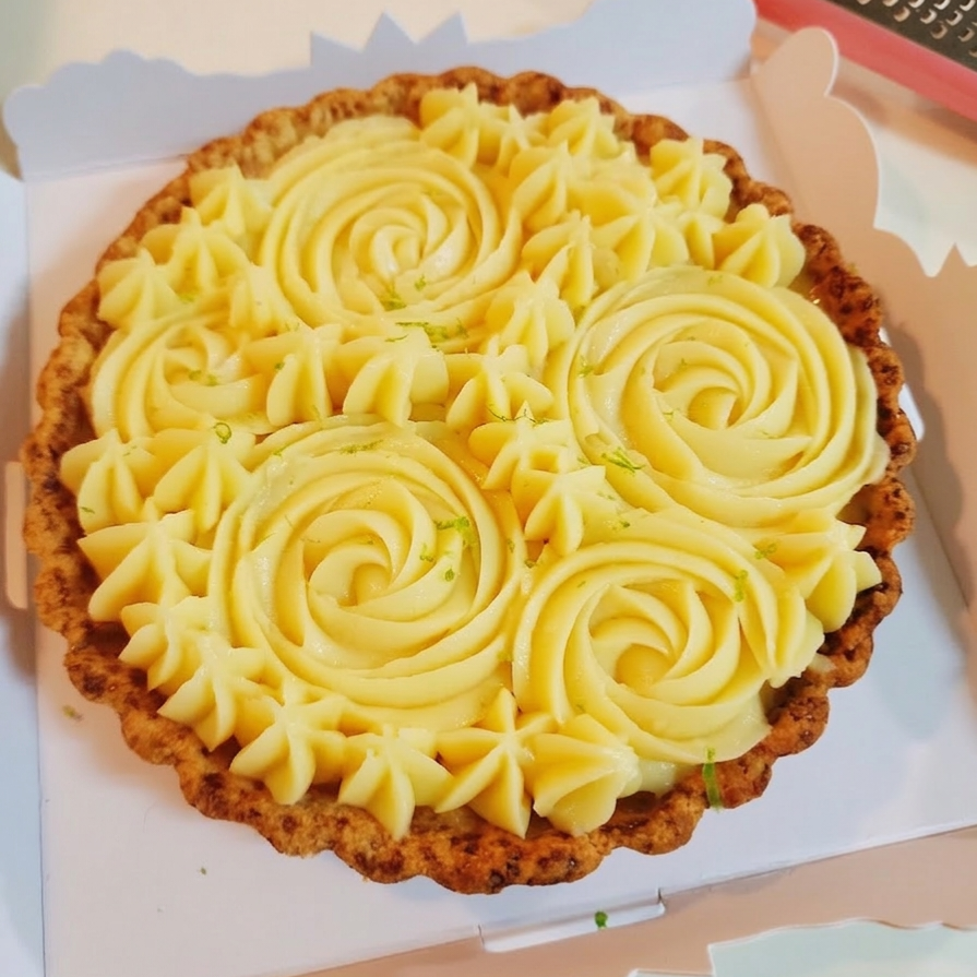 6吋法式玫瑰檸檬塔_三月菓子甜點