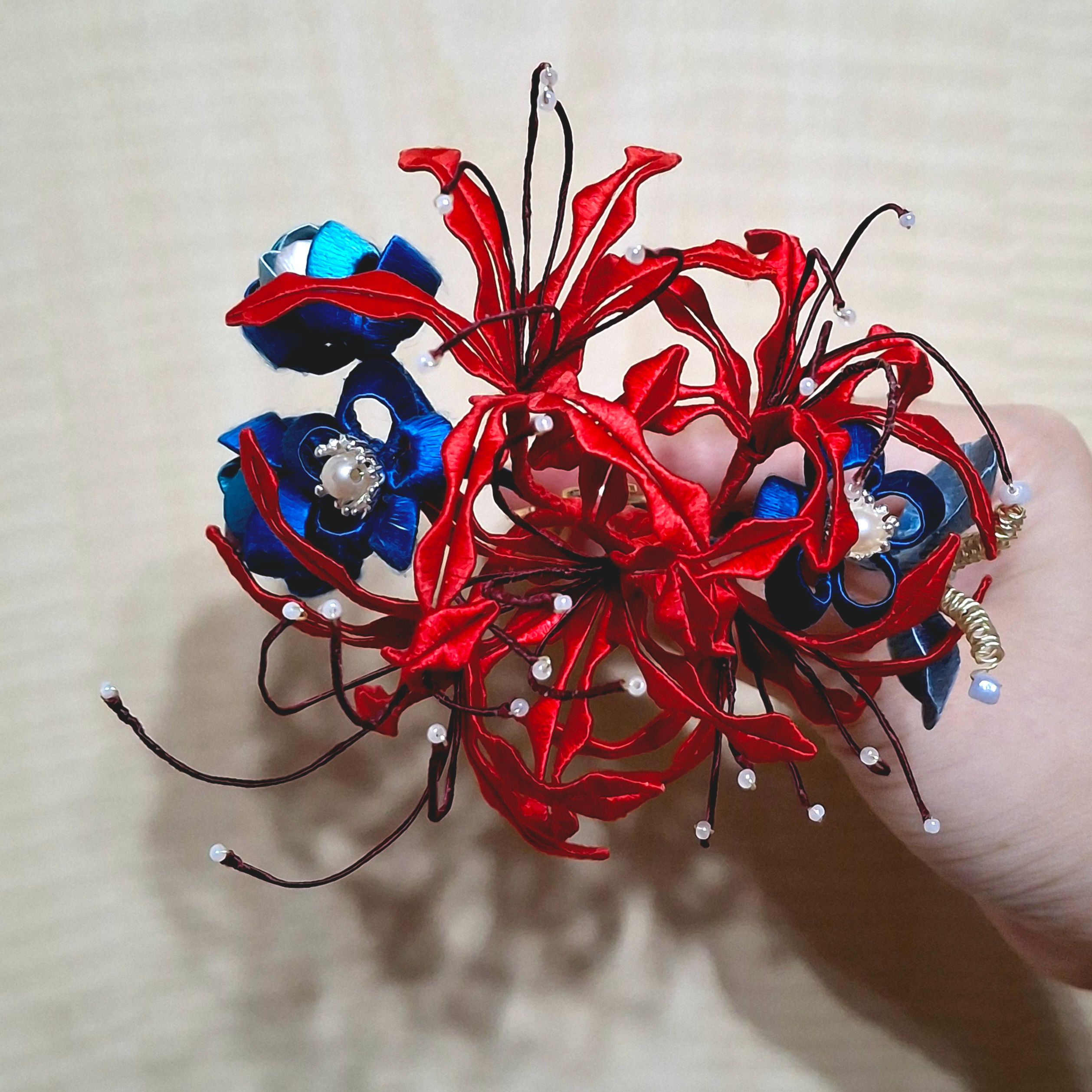 【原創纏花】青天白日滿地紅．雙十國慶海王釵