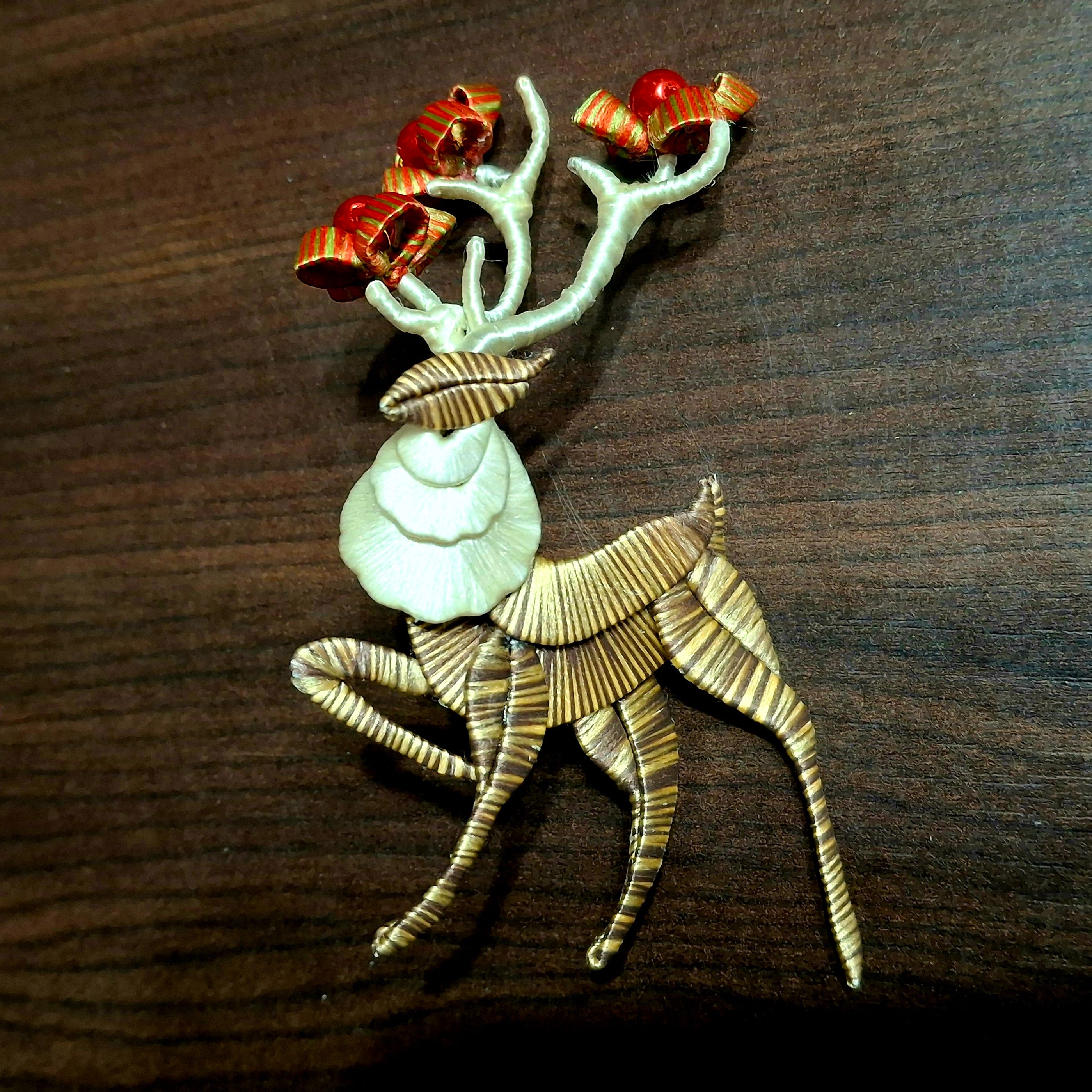 【原創纏花】聖誕馴鹿別針