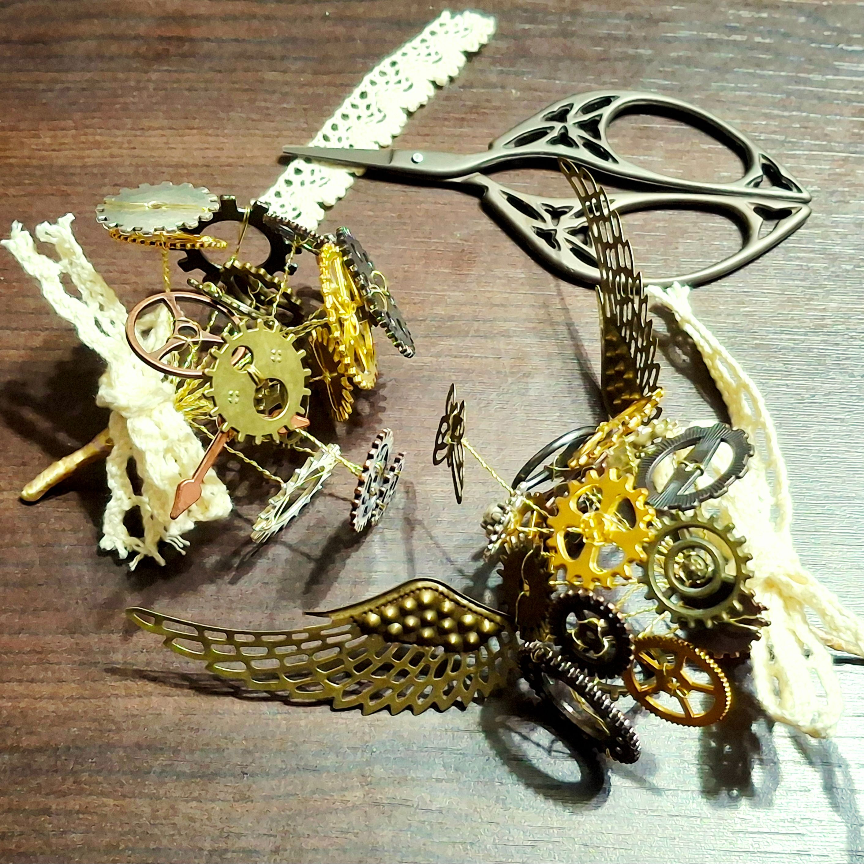 【原創纏花】架空樂園．迷你齒輪花束