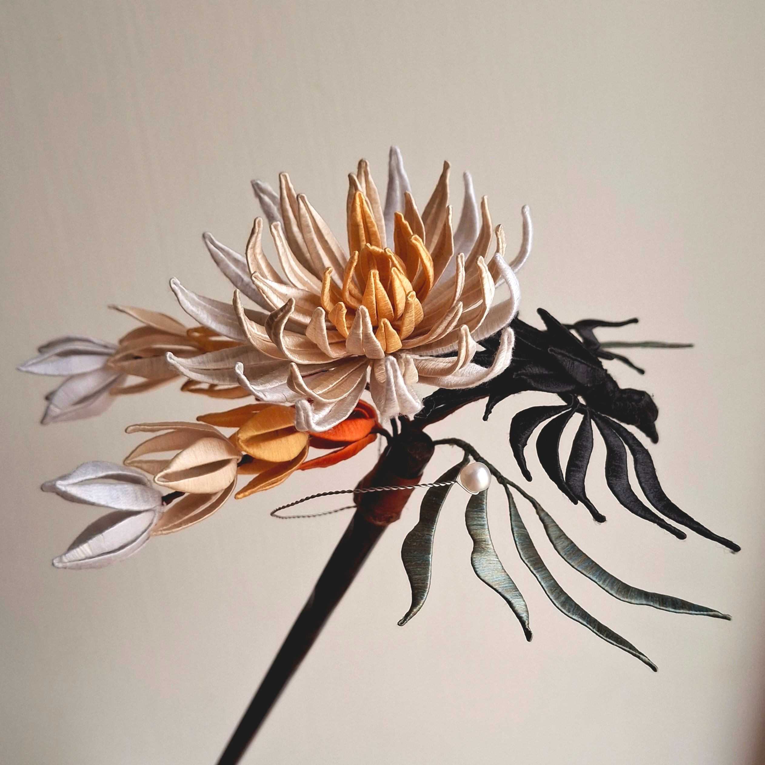 【原創纏花】金烏．大木簪