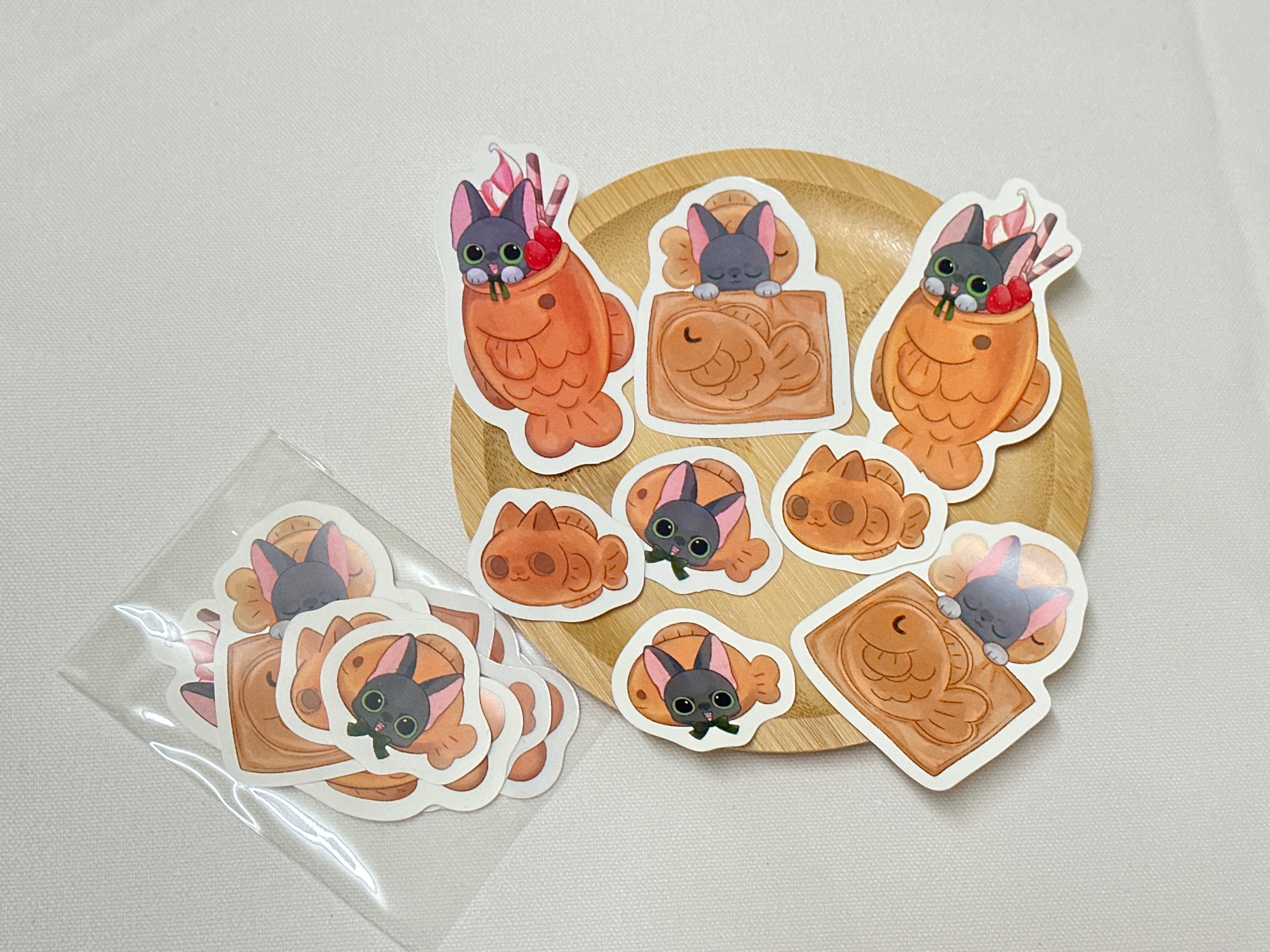 貼紙包，含透明和白底兩款