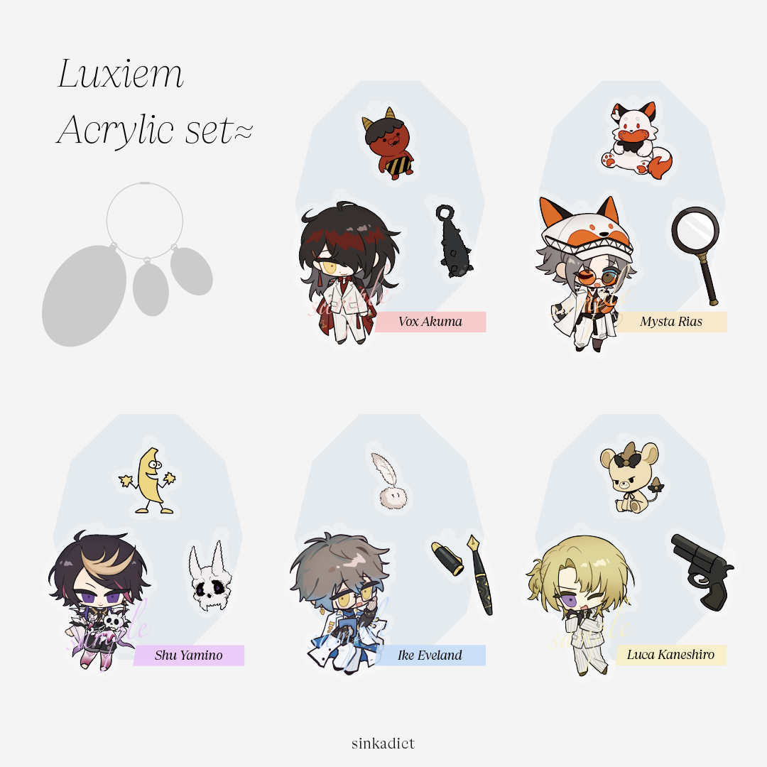 彩虹社EN 線圈吊飾