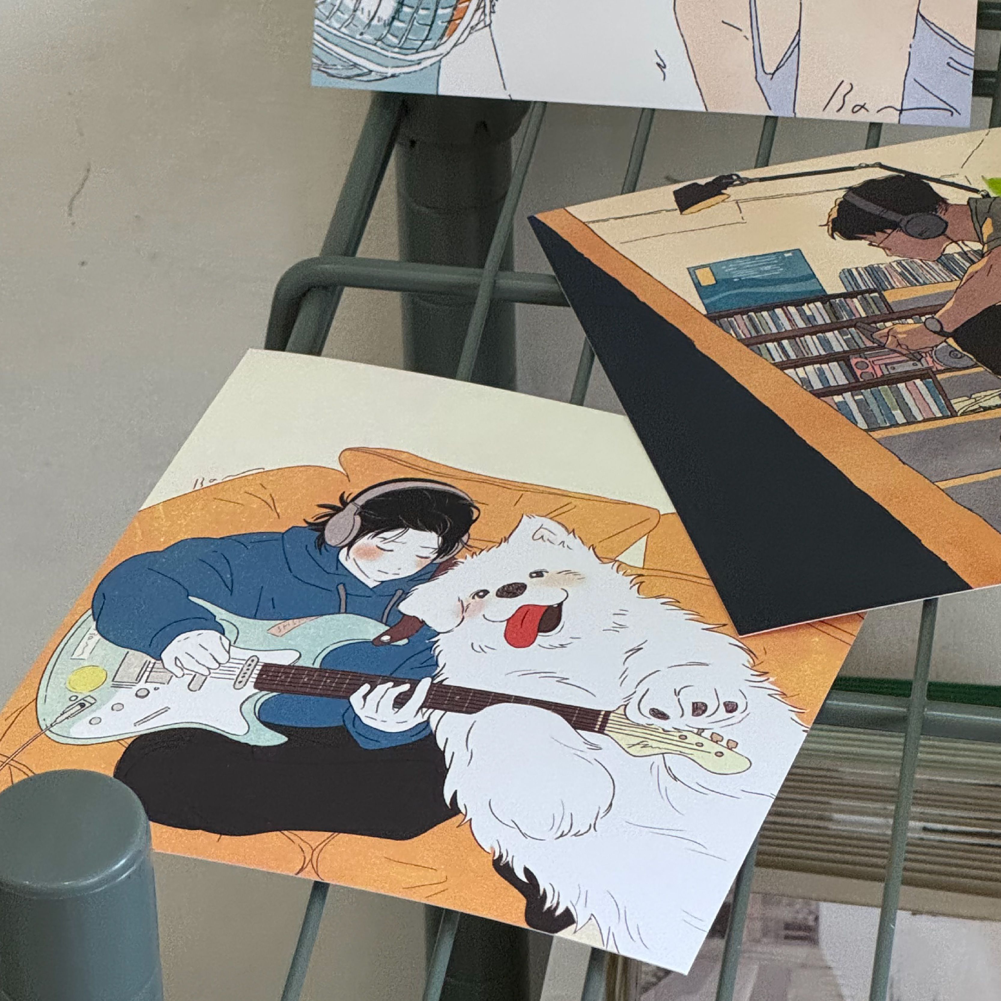 Weekend．插畫明信片 [초록밤 13am]