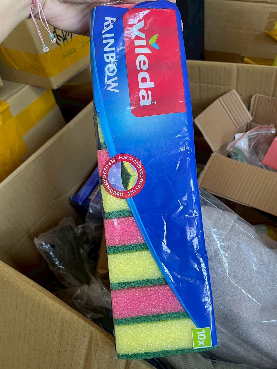 （現貨）德國Vileda風格海綿菜瓜布10入