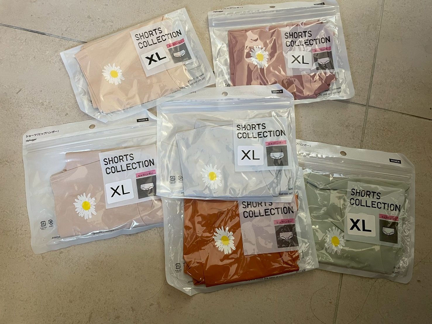 各別包裝 冰絲小菊花內褲組