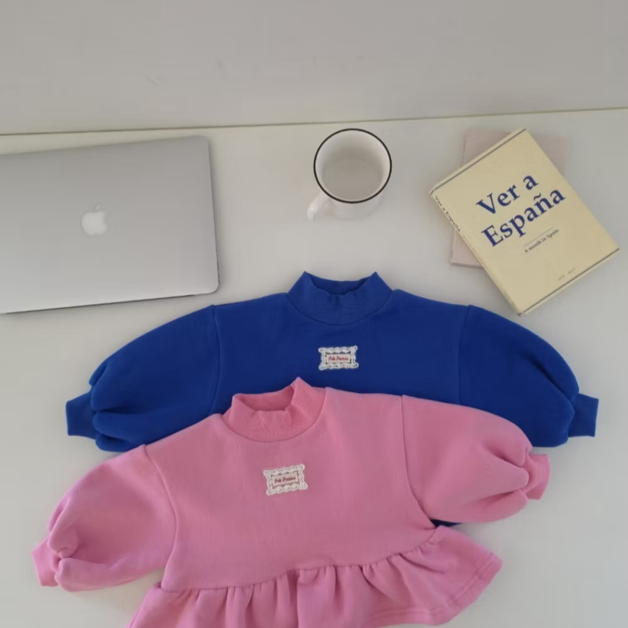 女童刷毛上衣 台灣現貨 韓國製