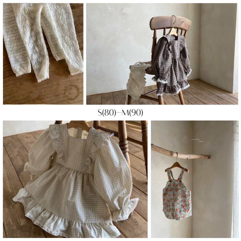 正韓童裝 多款女寶洋裝 內搭褲 吊帶褲 S（80）-M（90） 商品全數預購