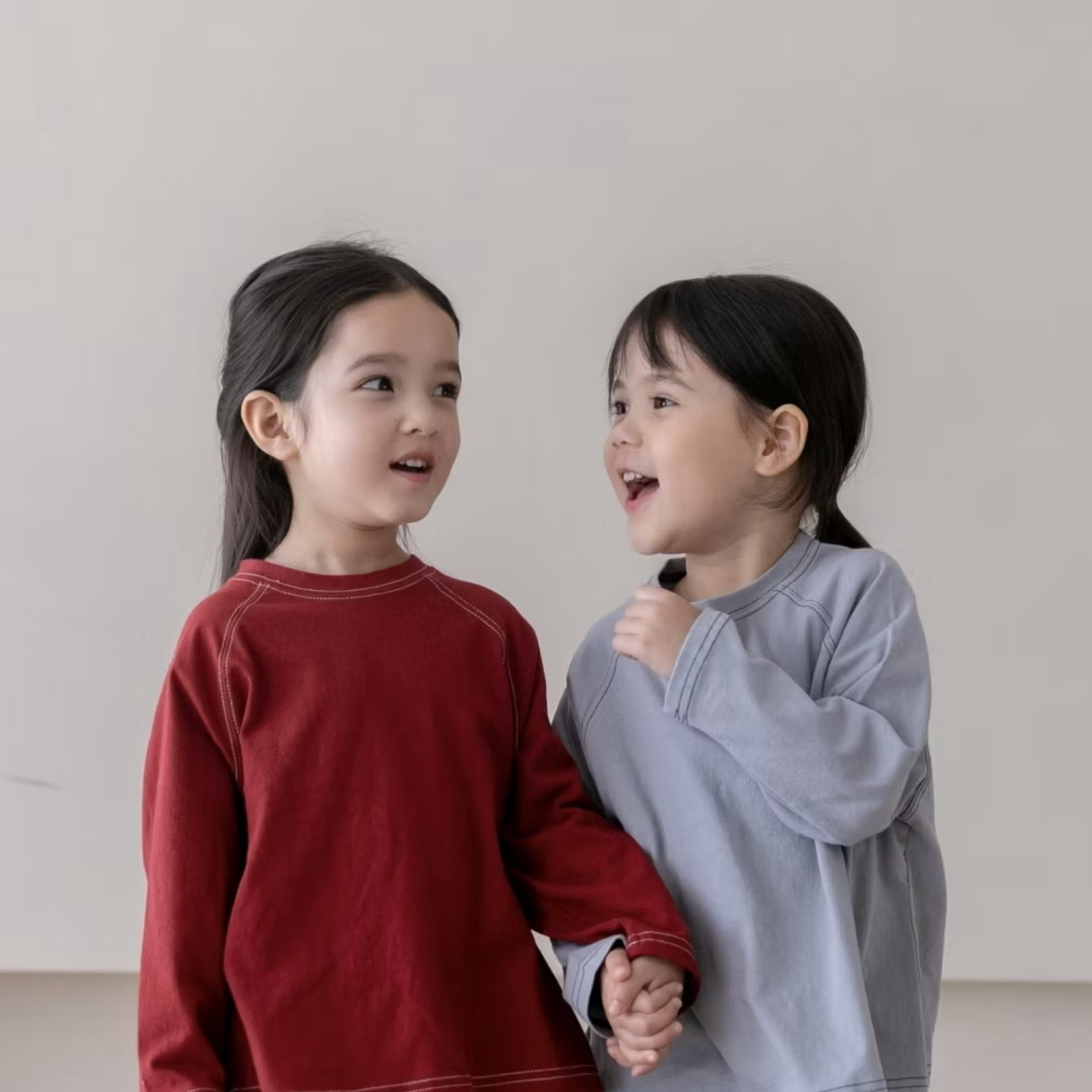 正韓兒童車線寬鬆長袖 2色 台灣現貨 115~135