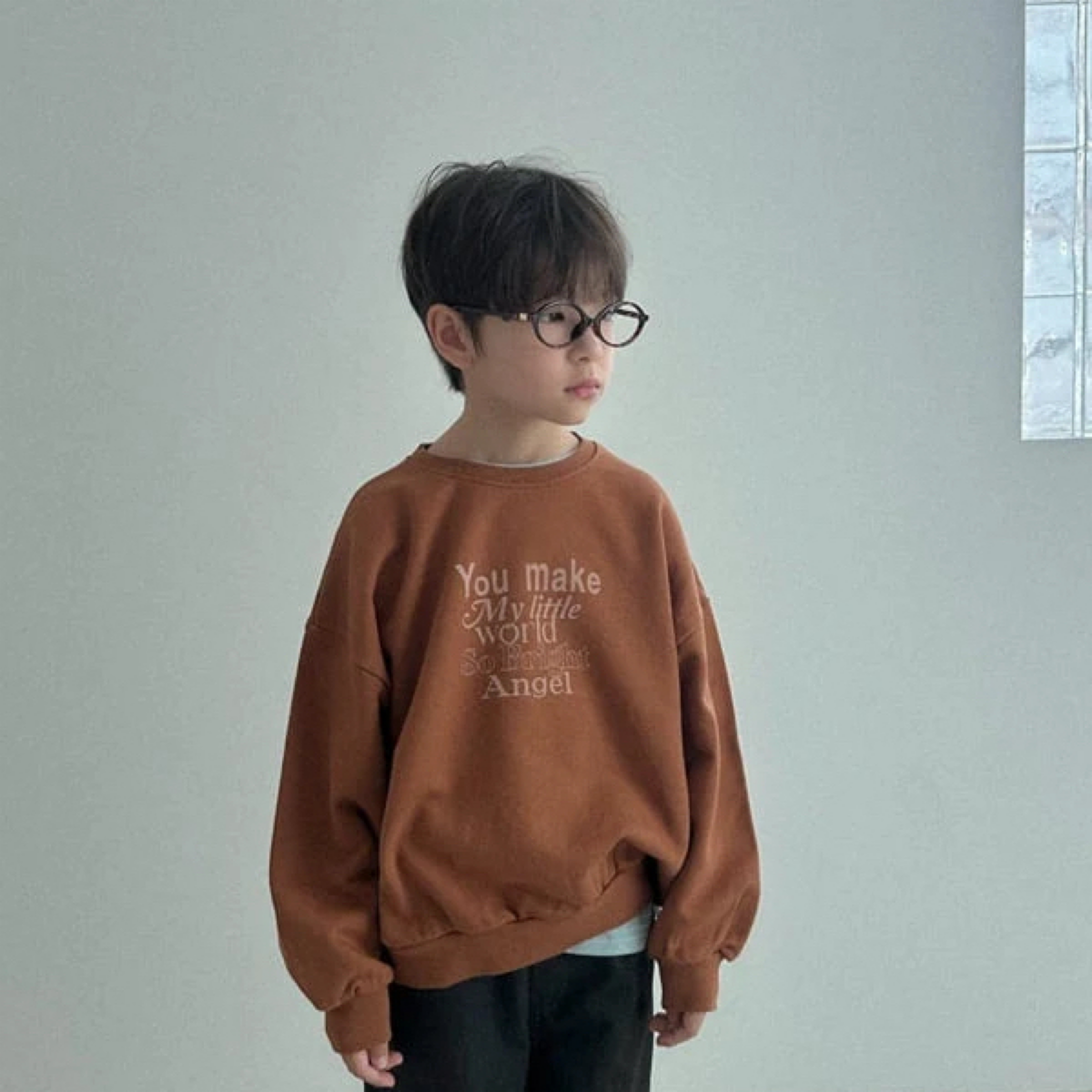 正韓兒童字母大學服 台灣現貨S