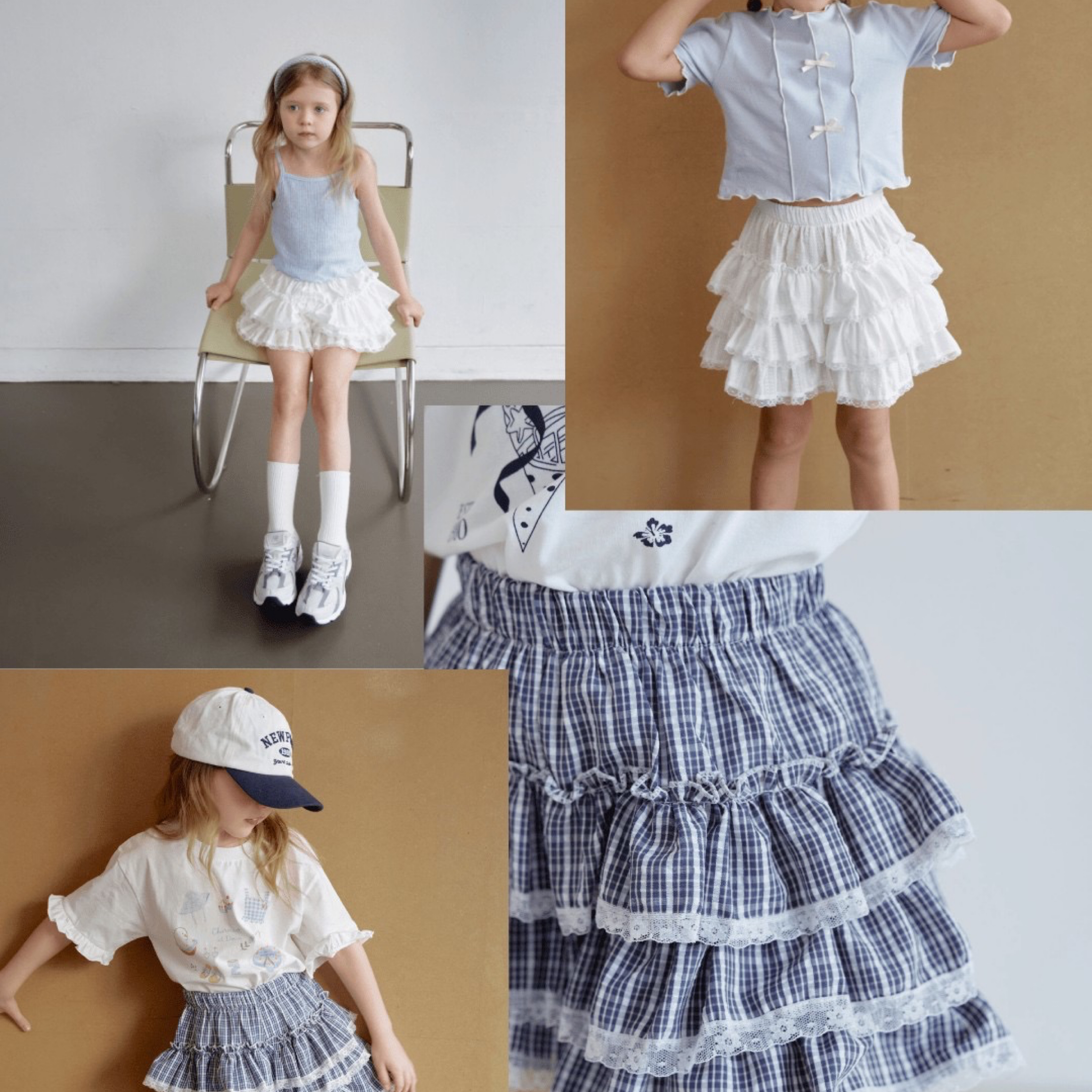 正韓童裝 蛋糕褲裙