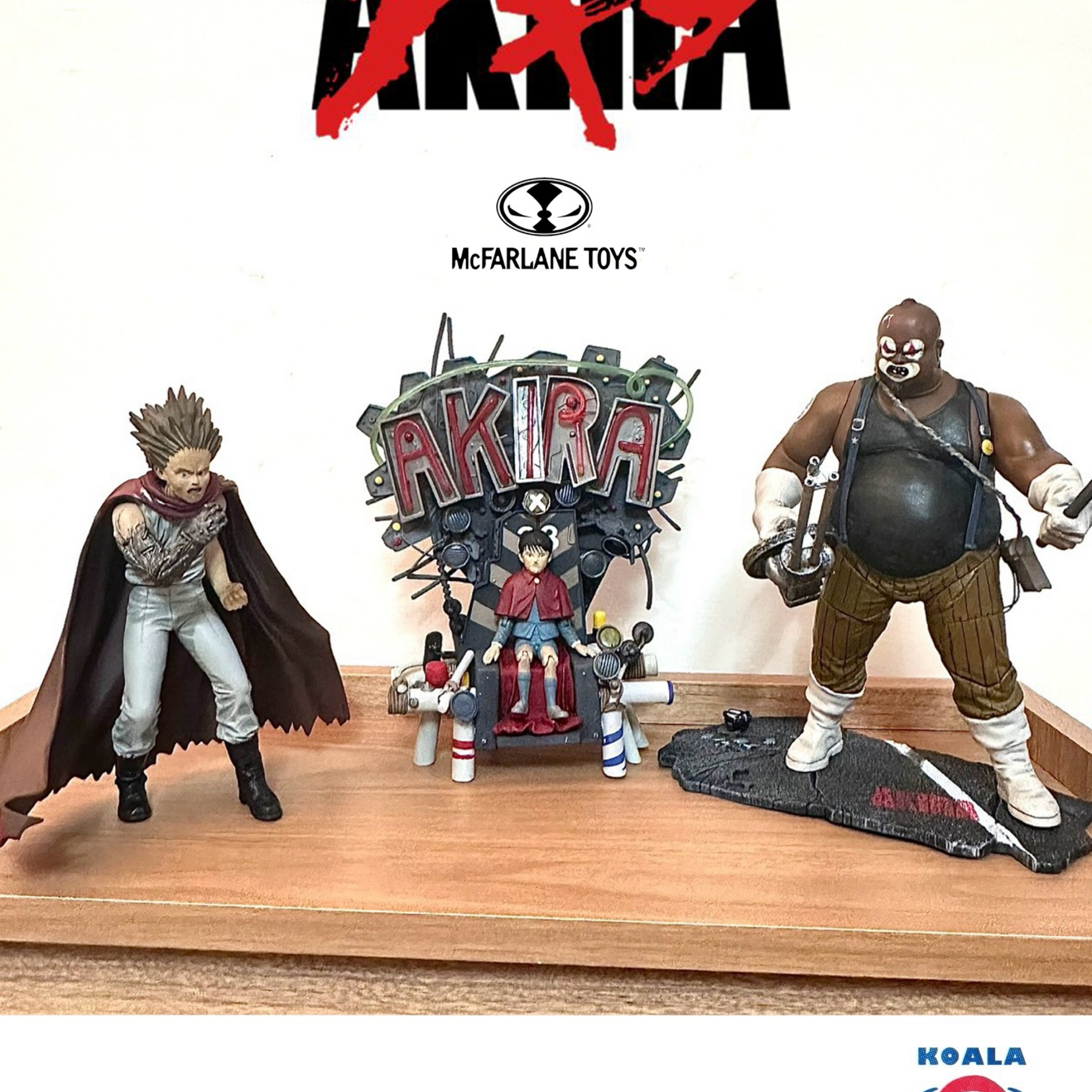絕版！阿基拉系列 AKIRA McFarlane 麥法蘭 日版  軟膠玩具 島鐵雄  王座 阿基拉 小丑