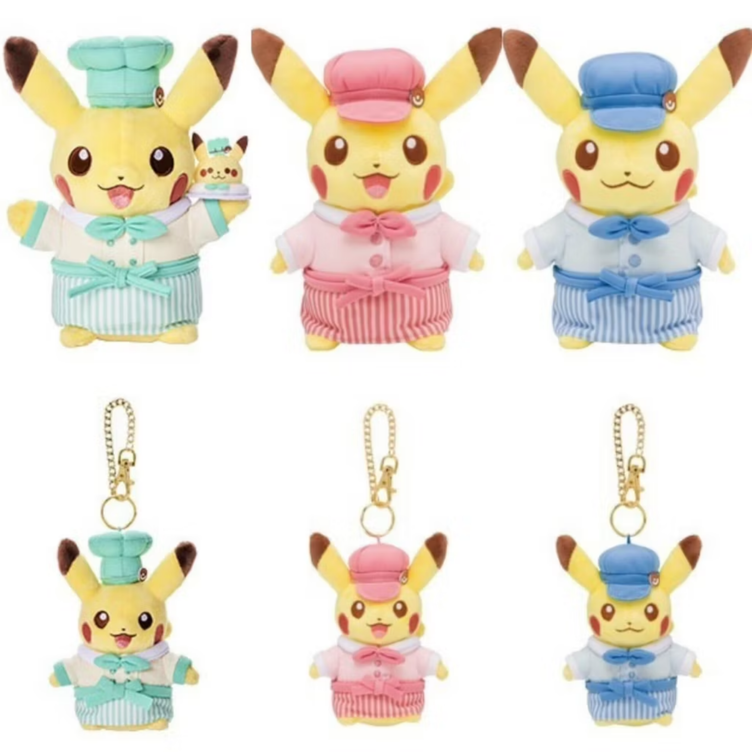 Pokémon cafe限定皮卡丘吊飾 現貨